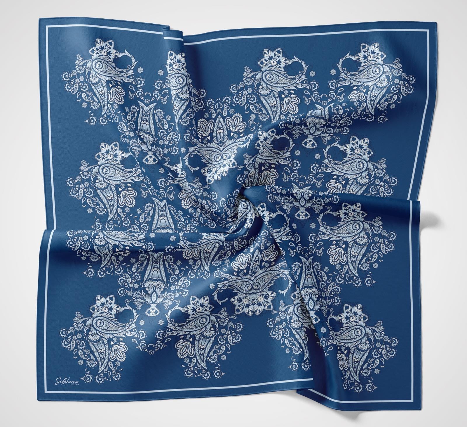 Silk Home Velora Eşarp Mavi