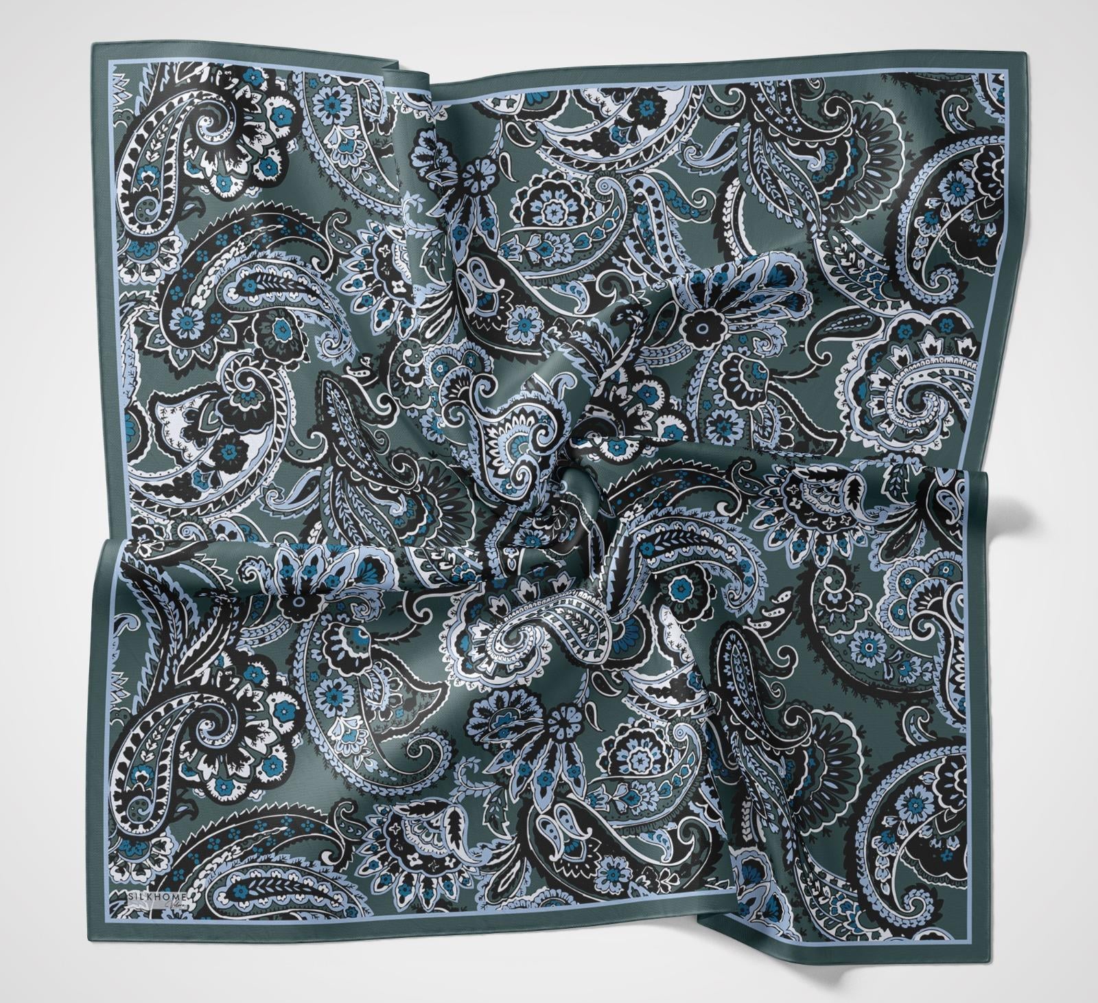 Silk Home Velora Eşarp Mentol-Mavi