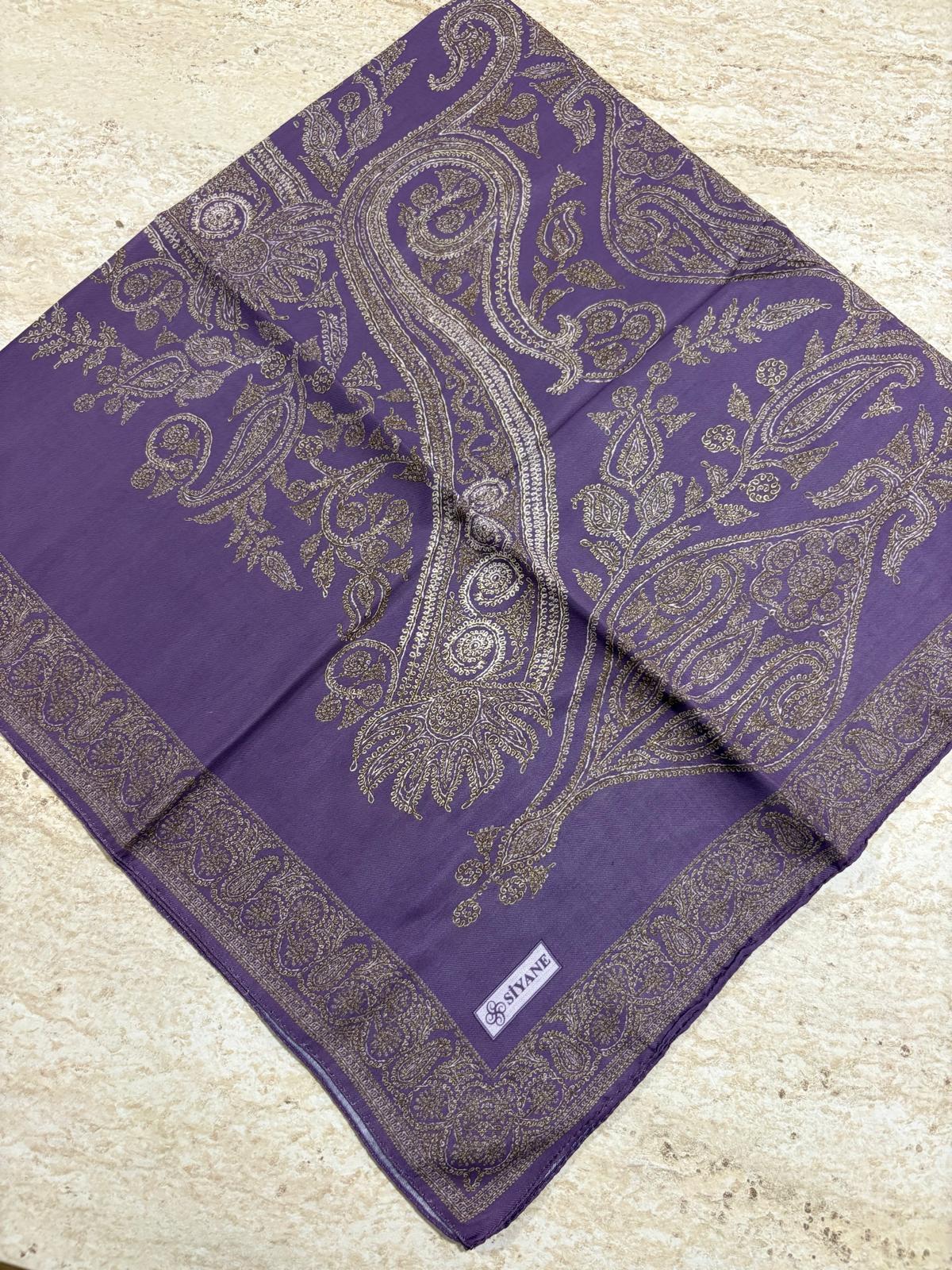 Siyane Pamuk Eşarp Mor