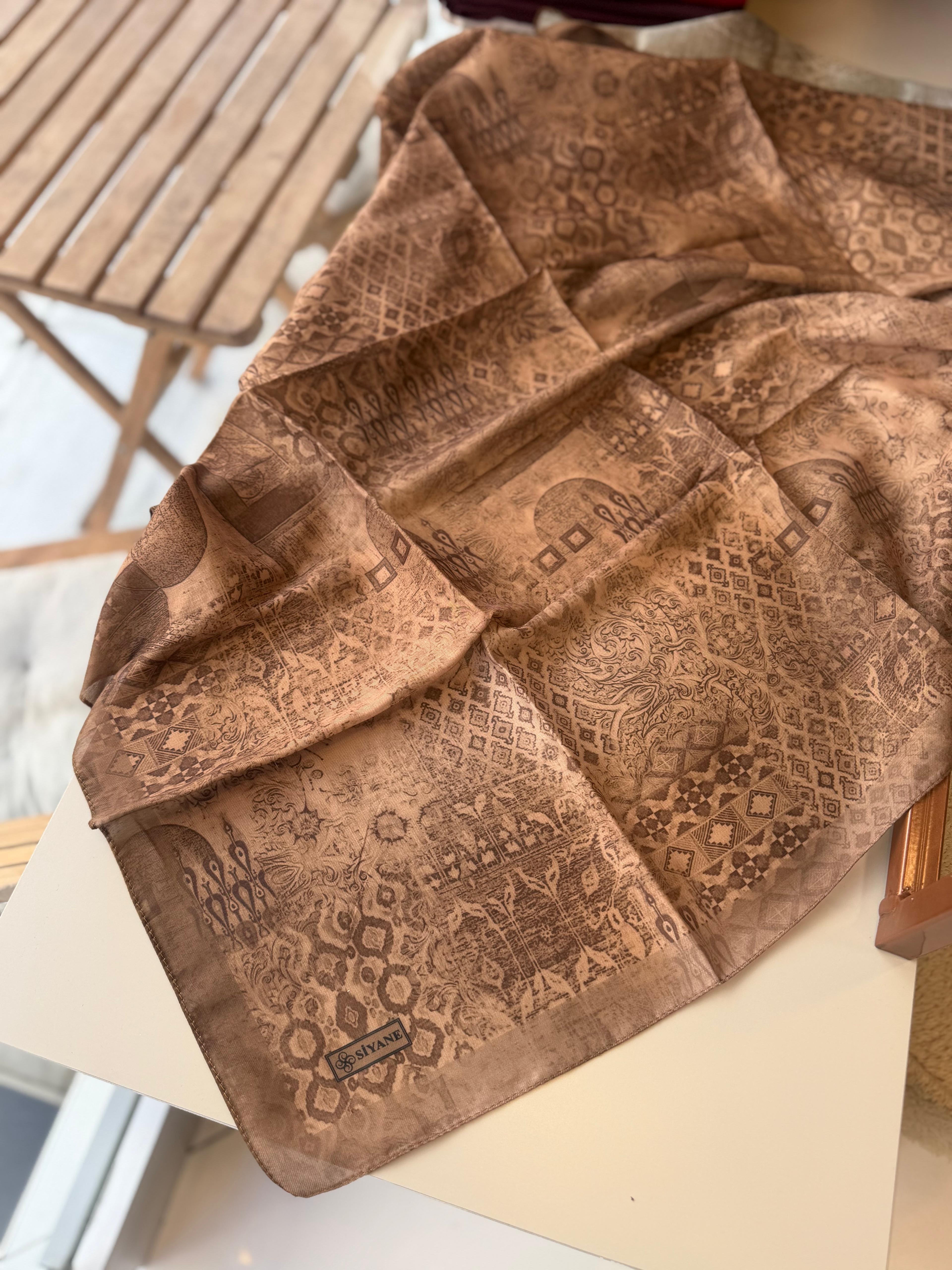 Siyane Pamuk Eşarp Renkli