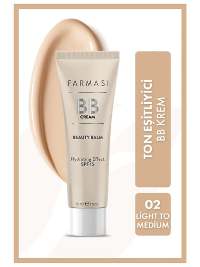 BB KREM 02-Light to Medium