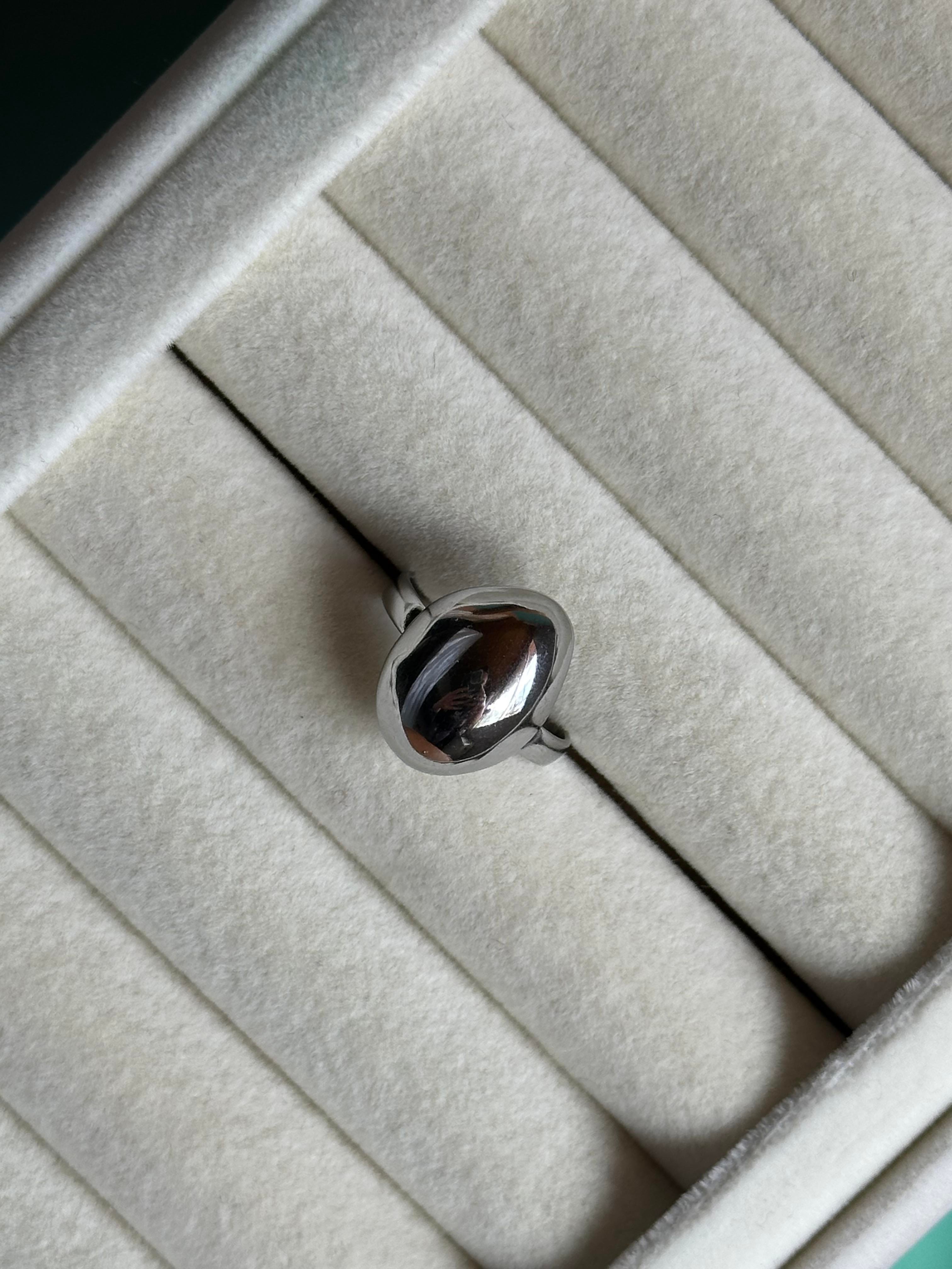 Bohem & Antik Ayarlanabilir Çelik Yüzük Damla Model Silver