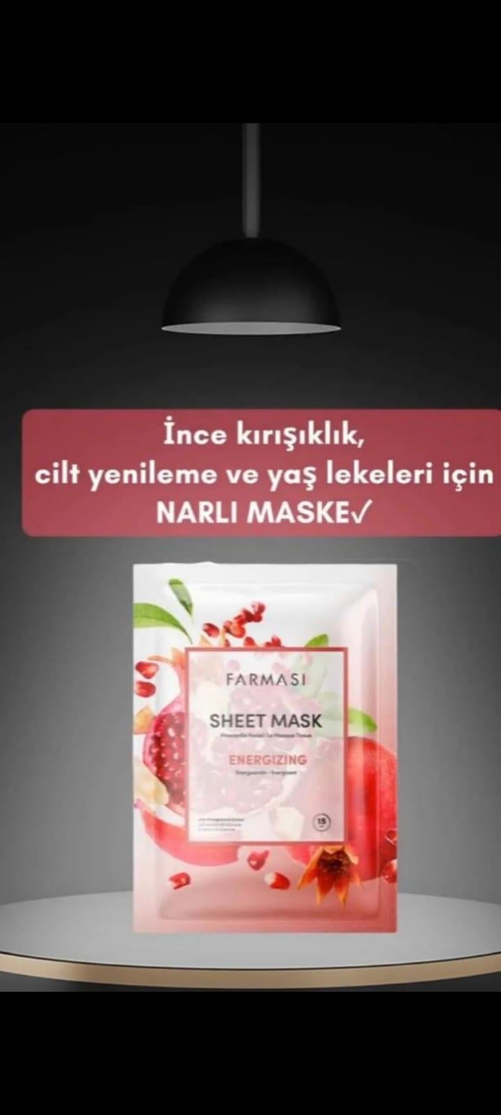Farmasi Narlı Kağıt Maske 28 gr