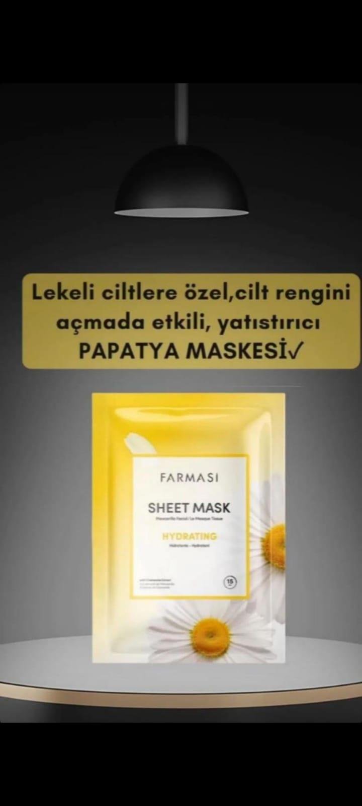 Farmasi Papatyalı Kağıt Maske 28 gr