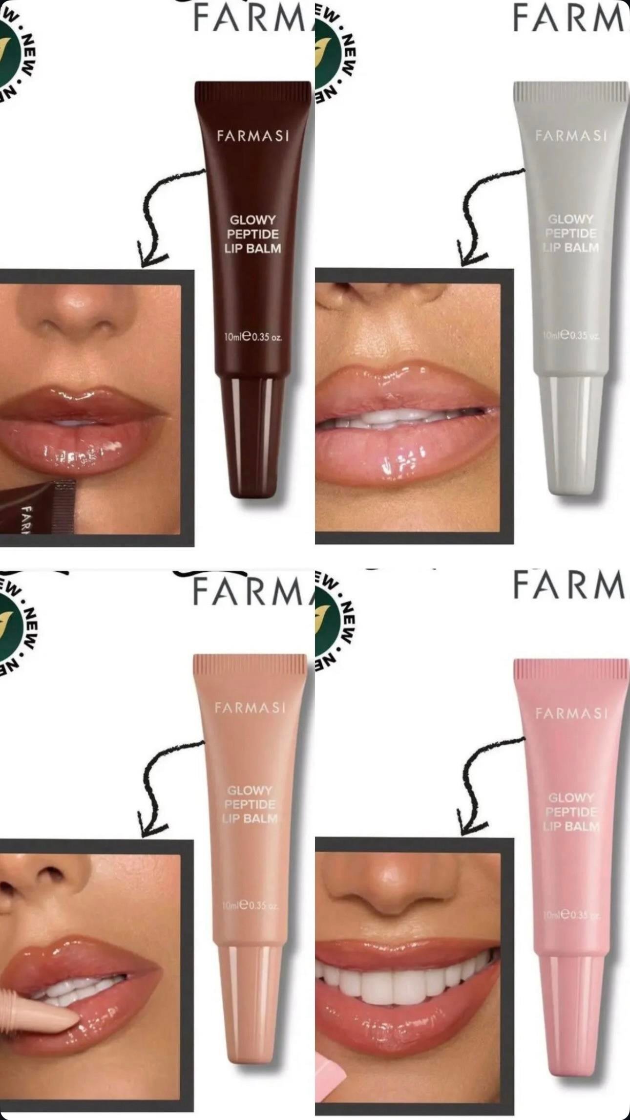 Glowy Peptide Lip Balm-Frosted Pink