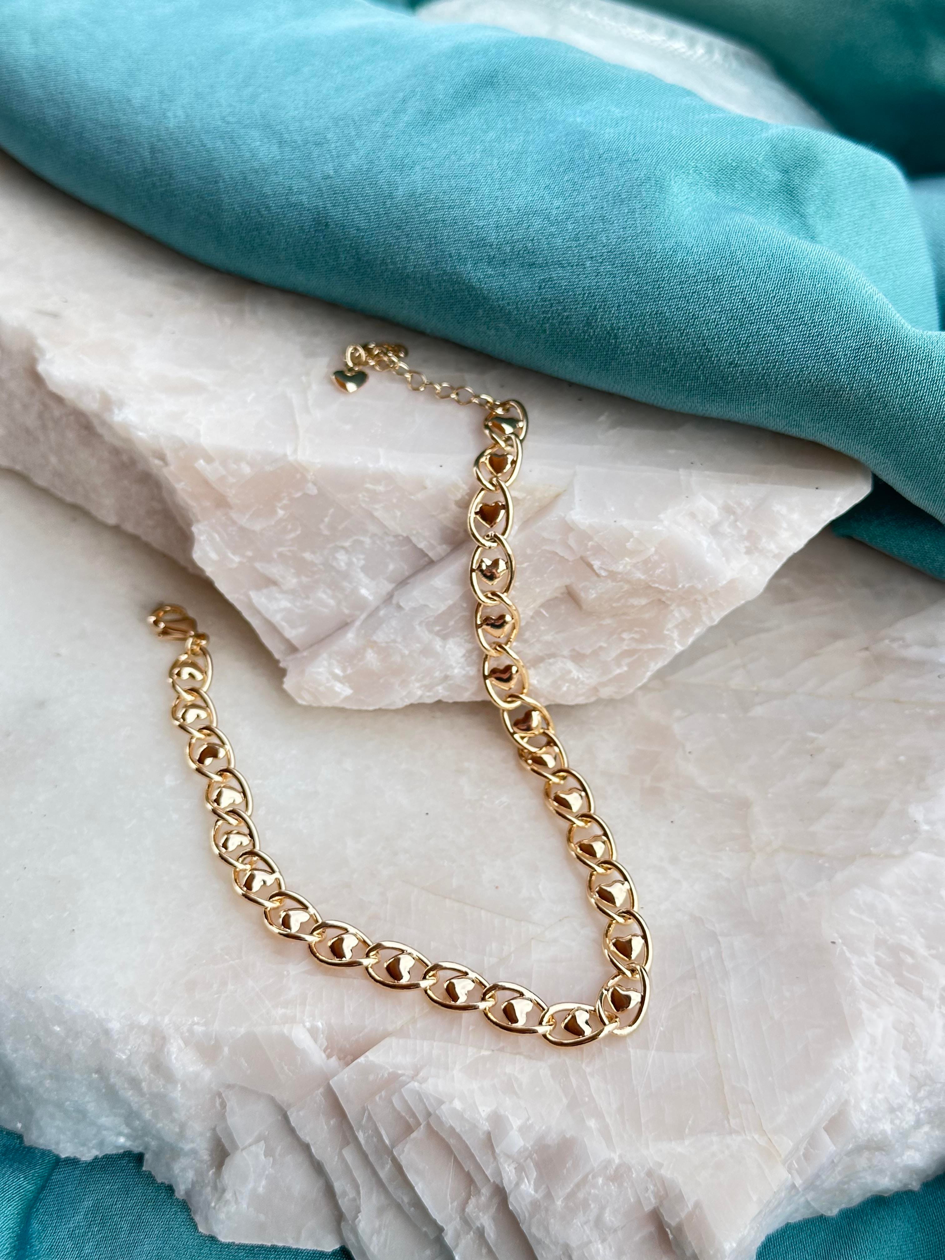 Gold Kalp Figür 316L Çelik Halhal