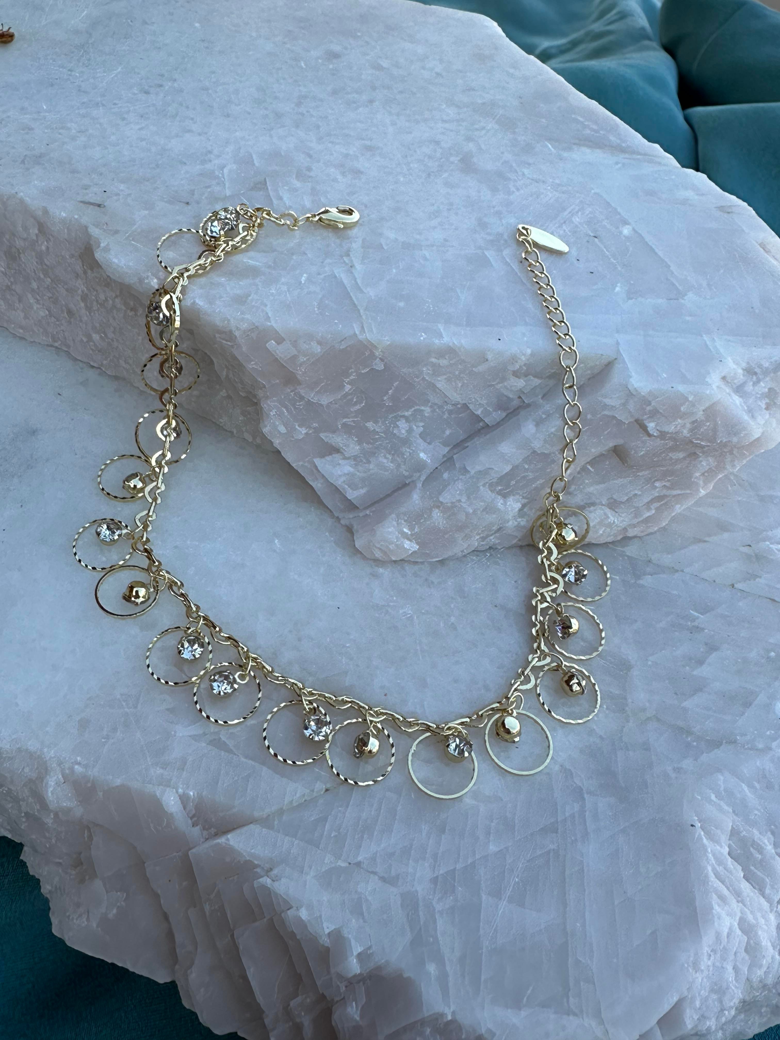 Zirkon Taş Oval Charm 316L Çelik YSX Halhal