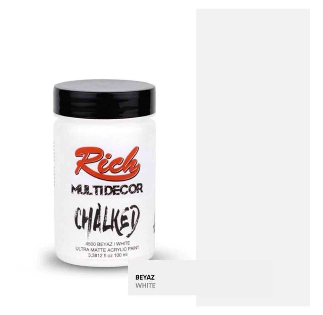 RİCH CHALKED BEYAZ
