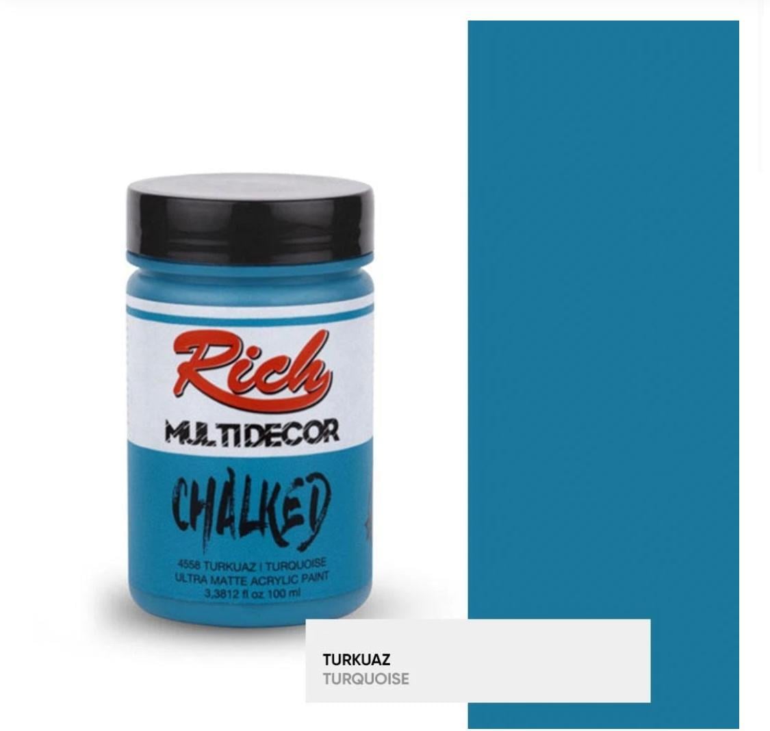 RİCH CHALKED TURKUAZ