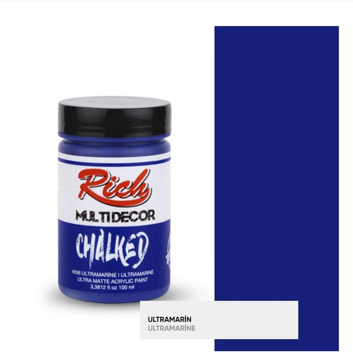 RİCH CHALKED ULTRAMARİNE