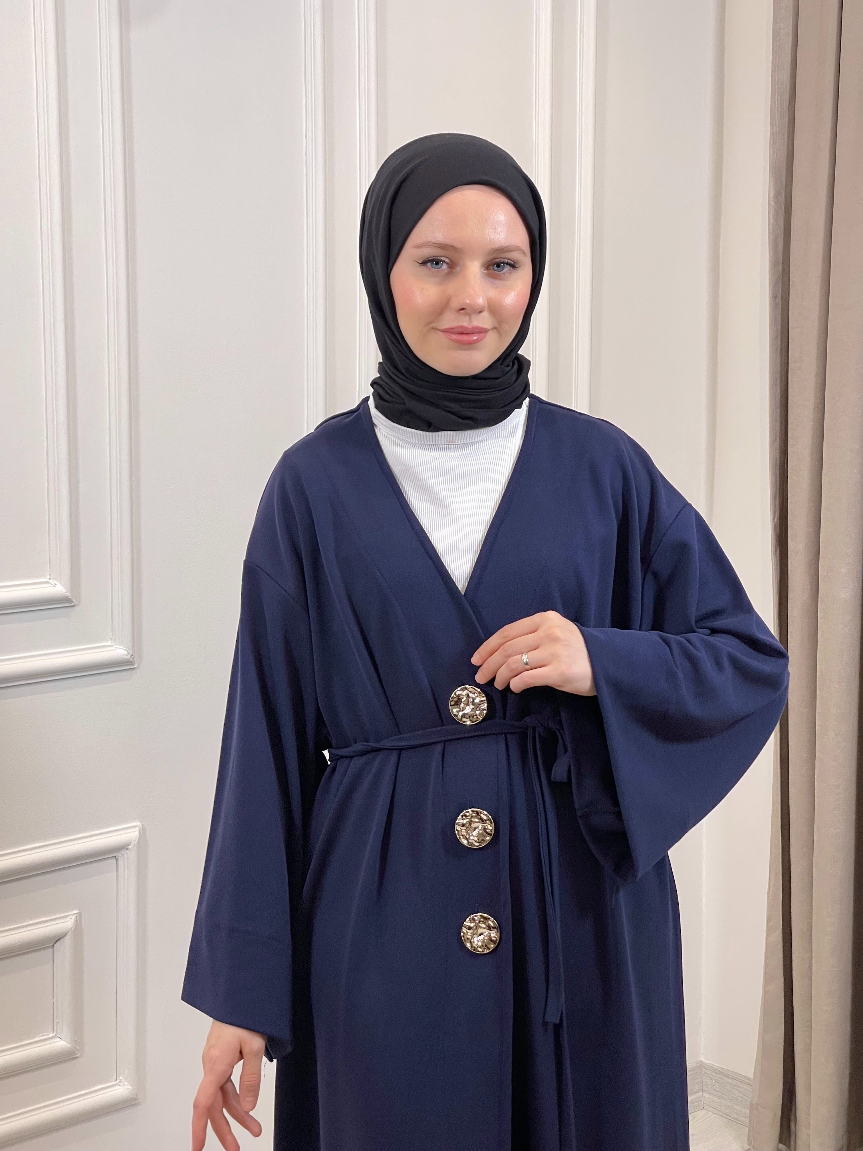 DÜĞMELİ KAP LACİVERT