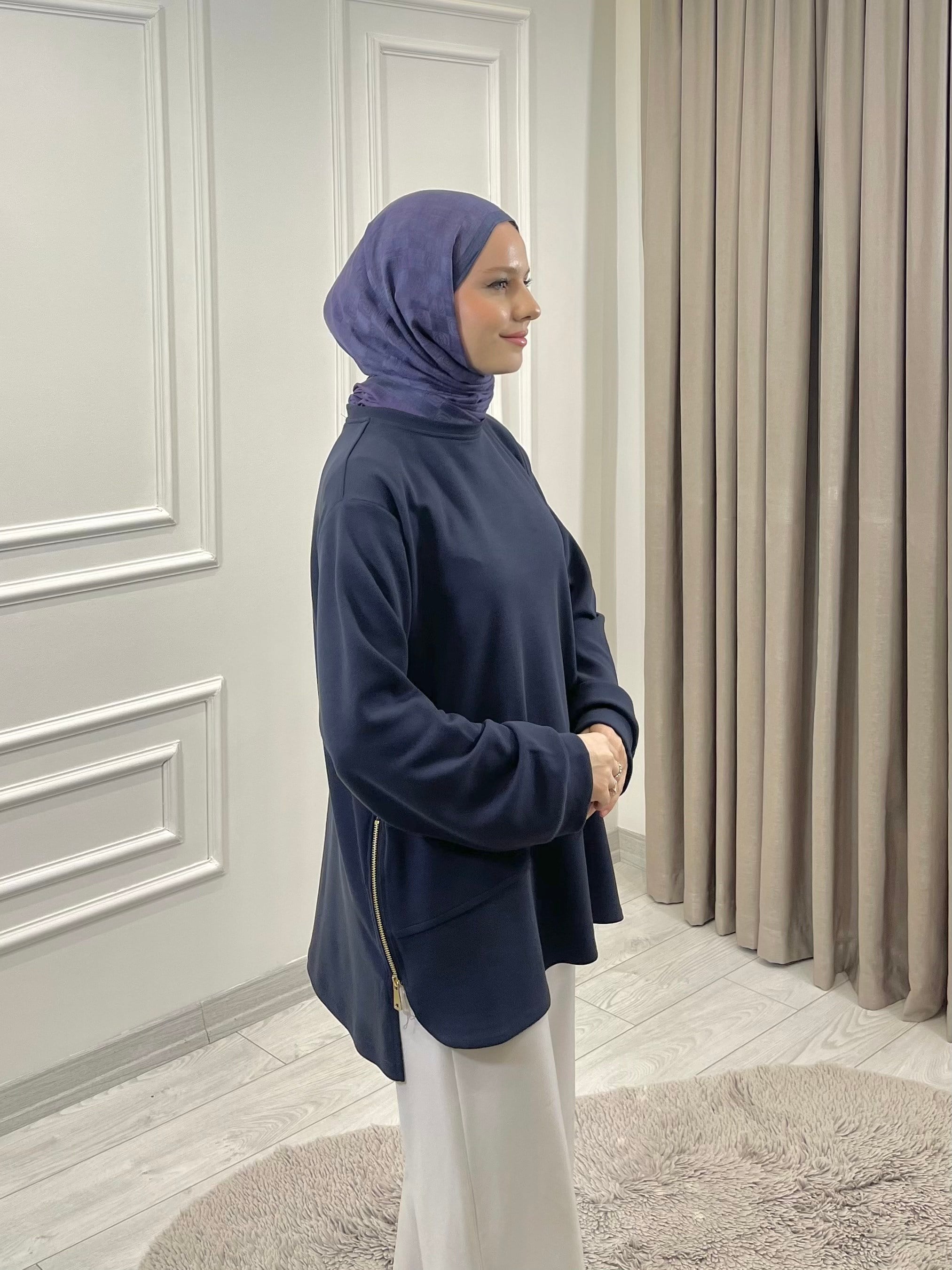 FLORA TUNİK ANTRASİT GRİ