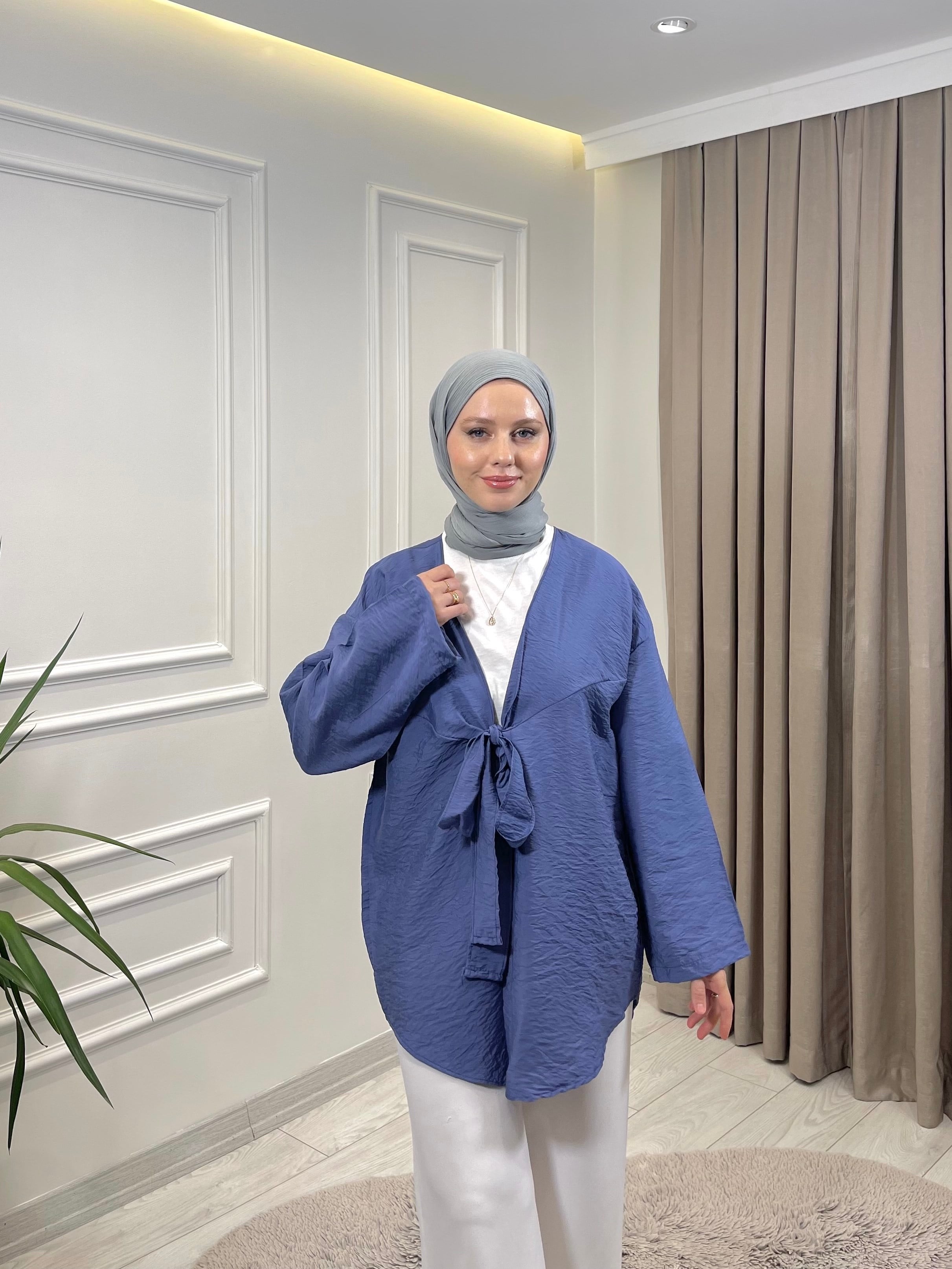 LİLYUM KİMONO İNDİGO