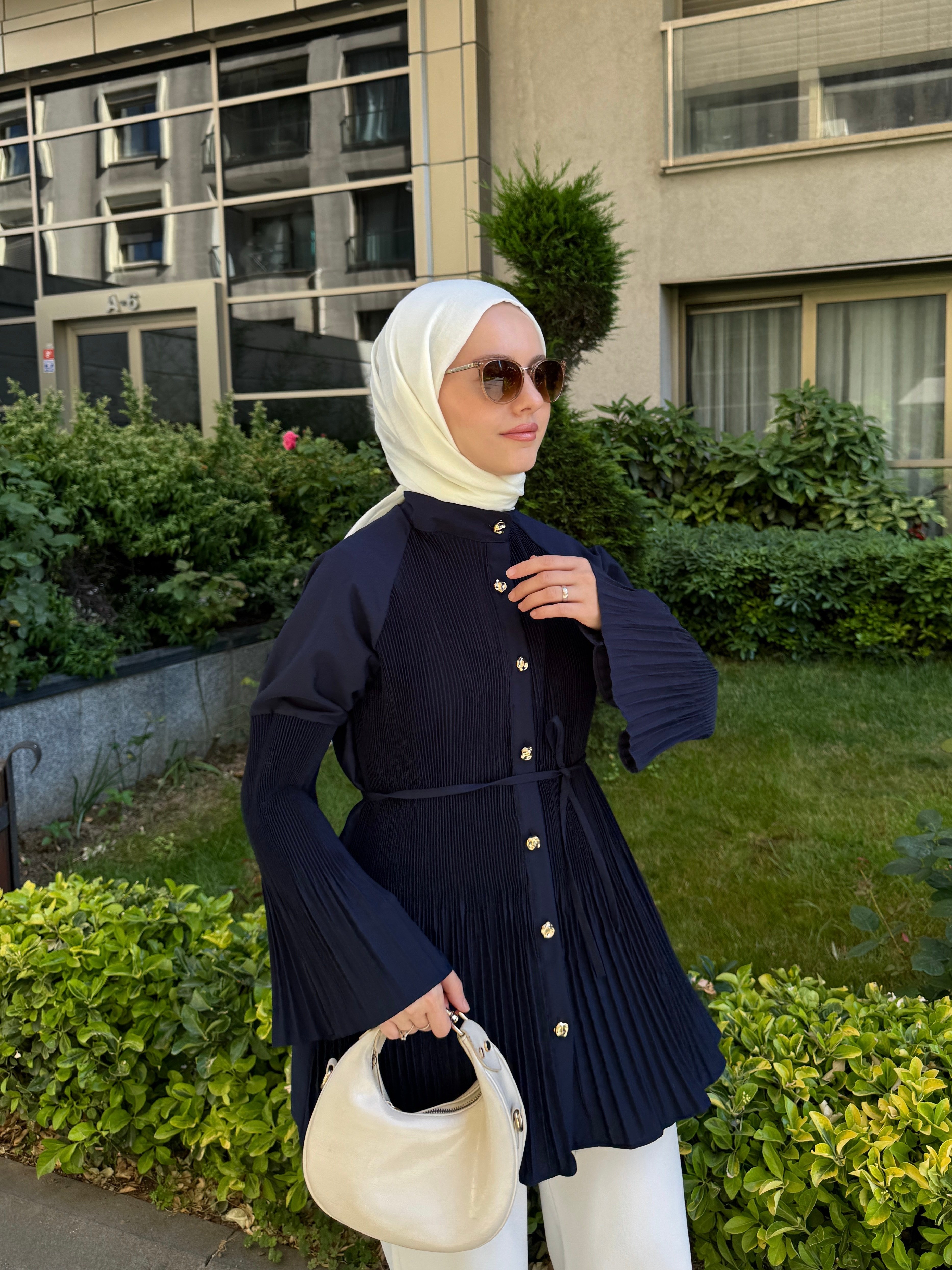 PİLİSELİ GÖMLEK LACİVERT