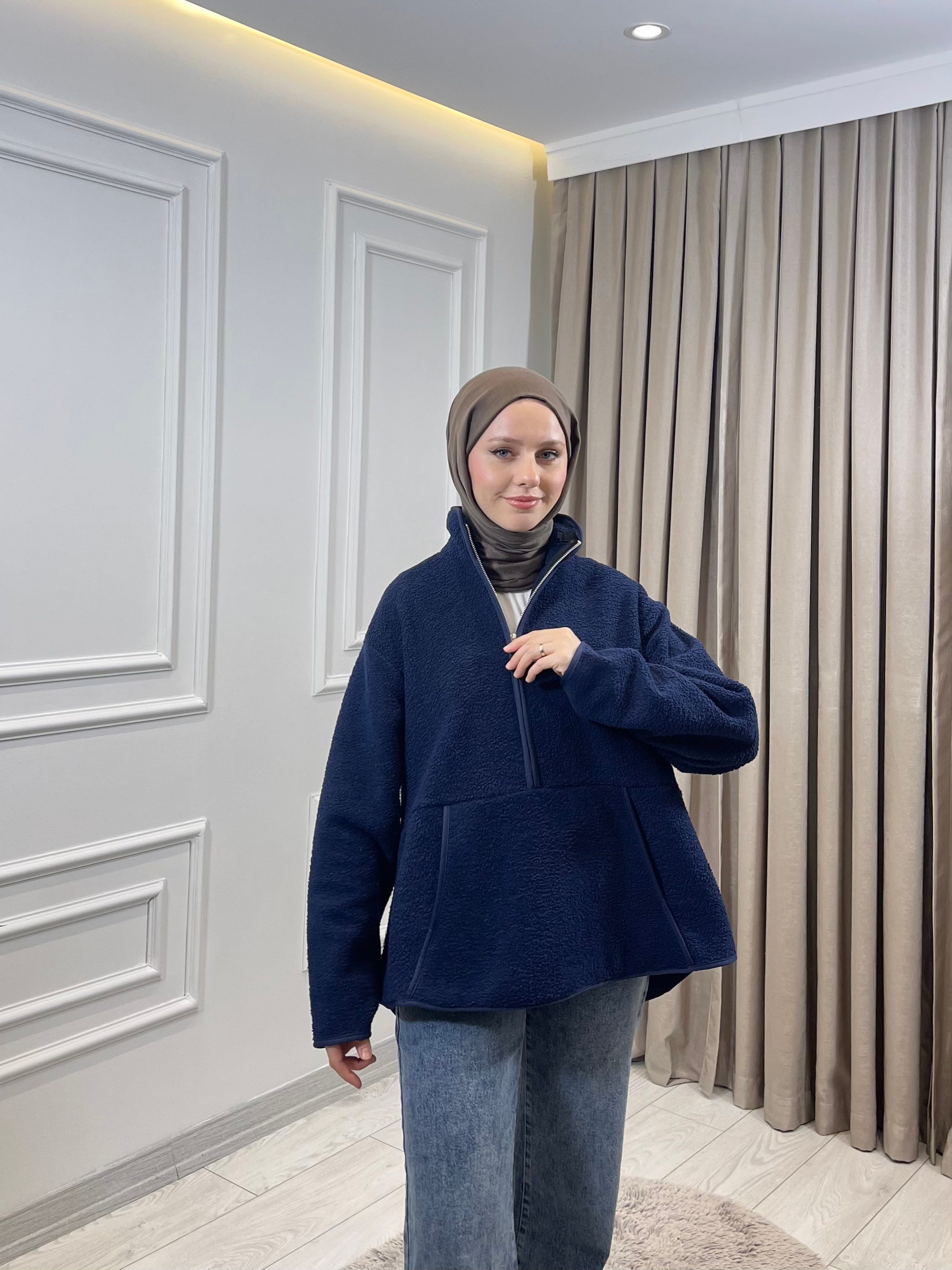 POLAR SWEAT LACİVERT