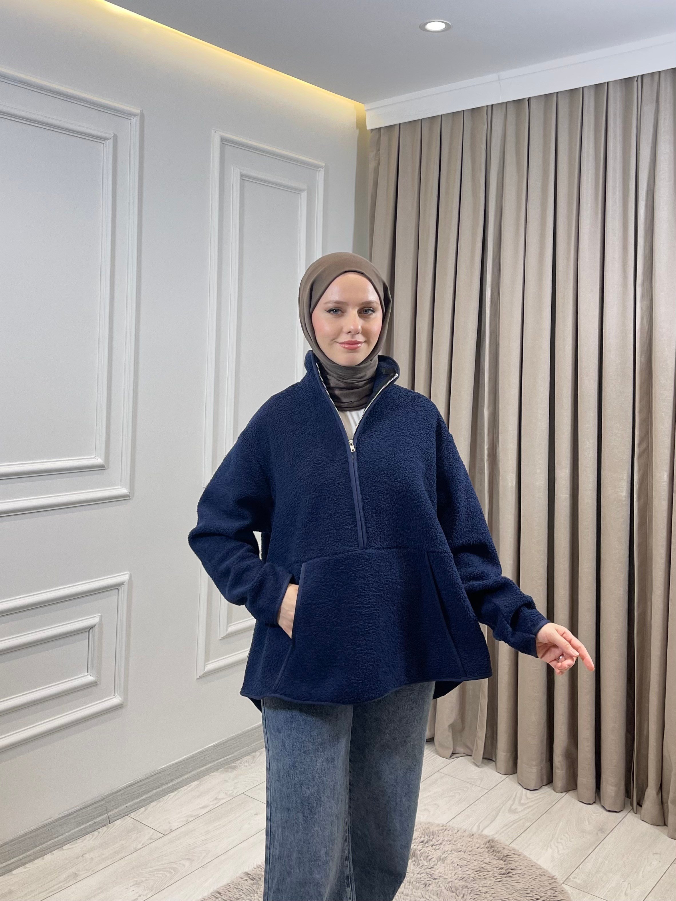 POLAR SWEAT LACİVERT
