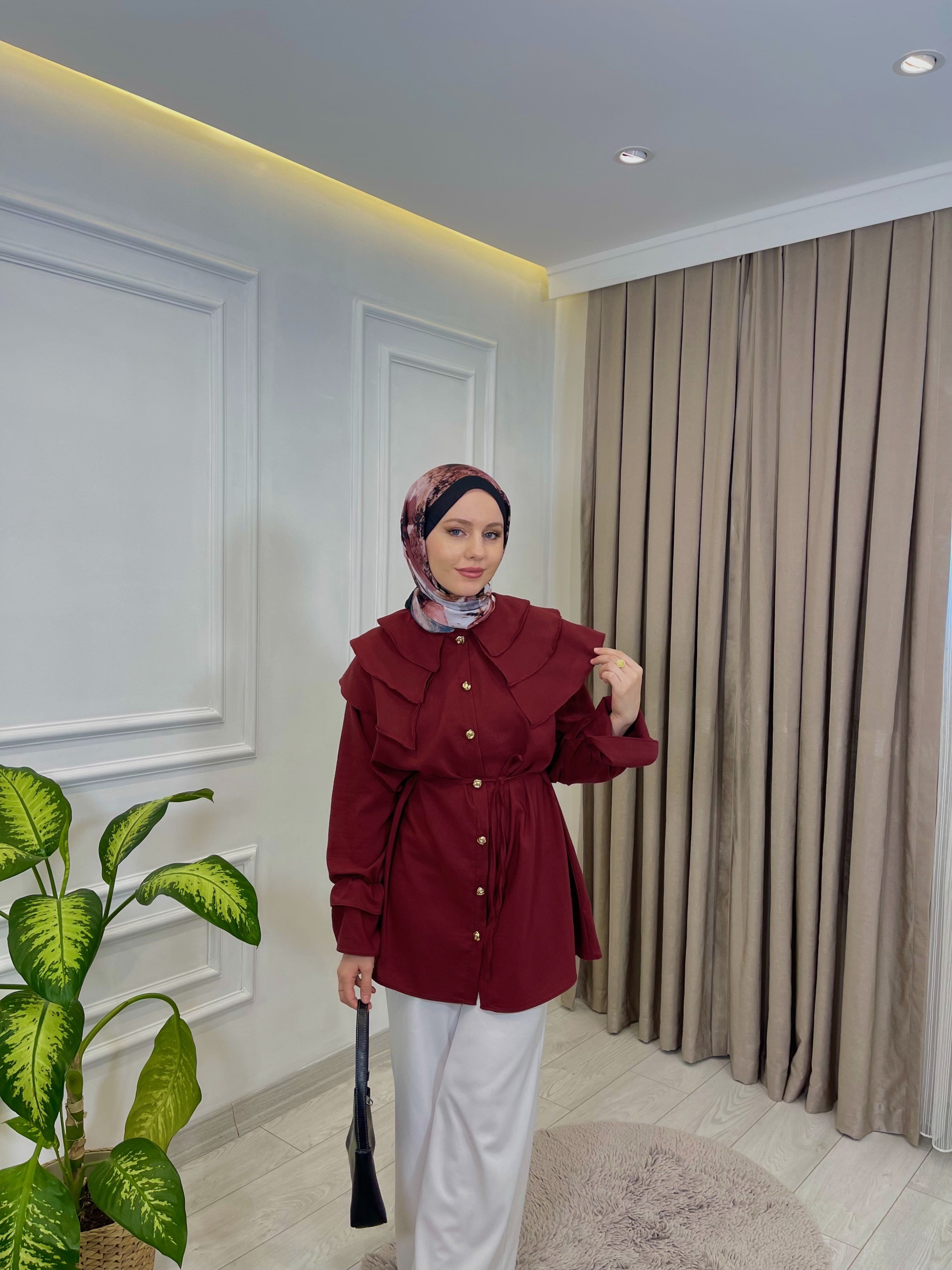 RİO GÖMLEK BORDO