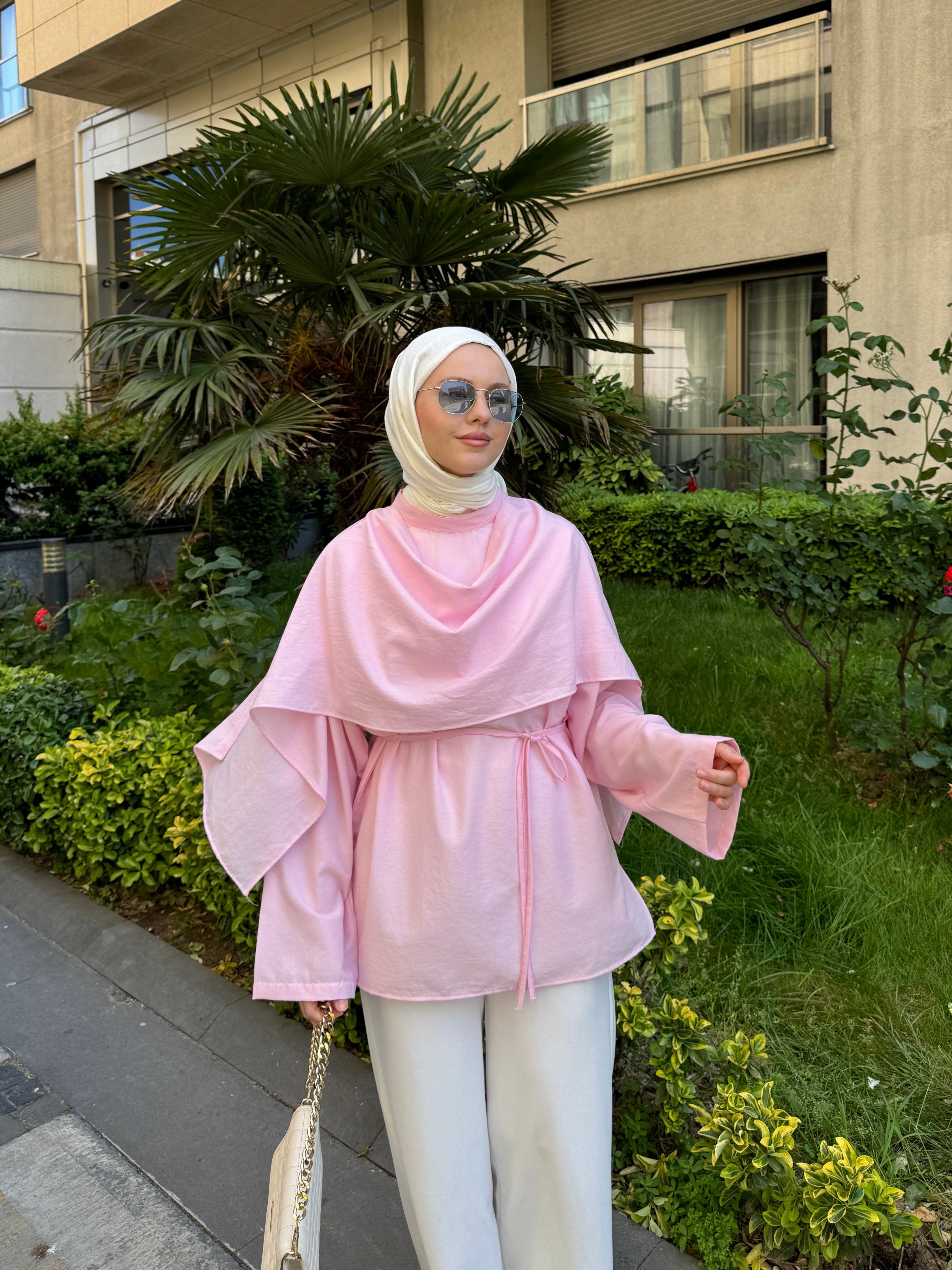 RÜYA GÖMLEK PEMBE