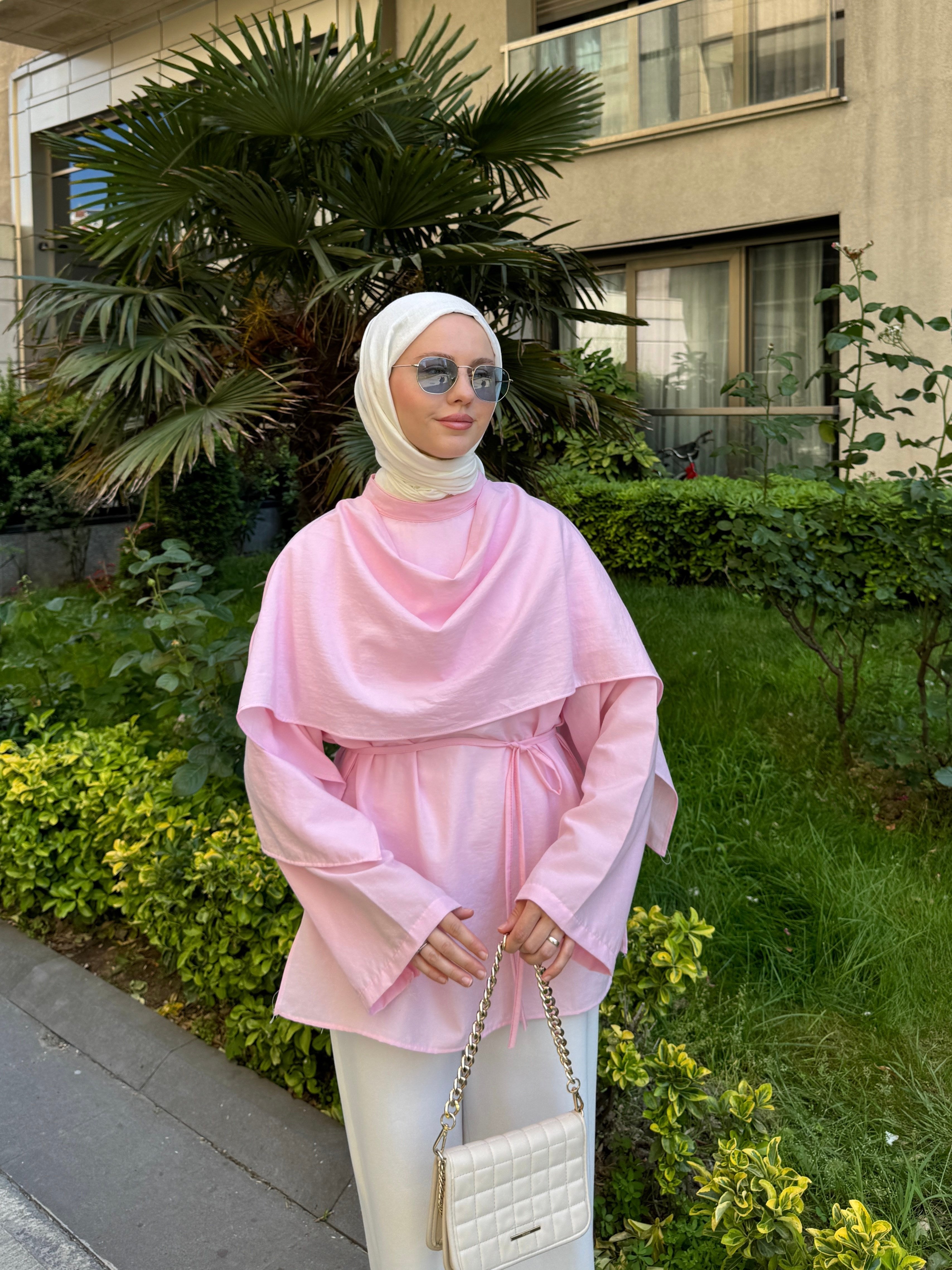 RÜYA GÖMLEK PEMBE