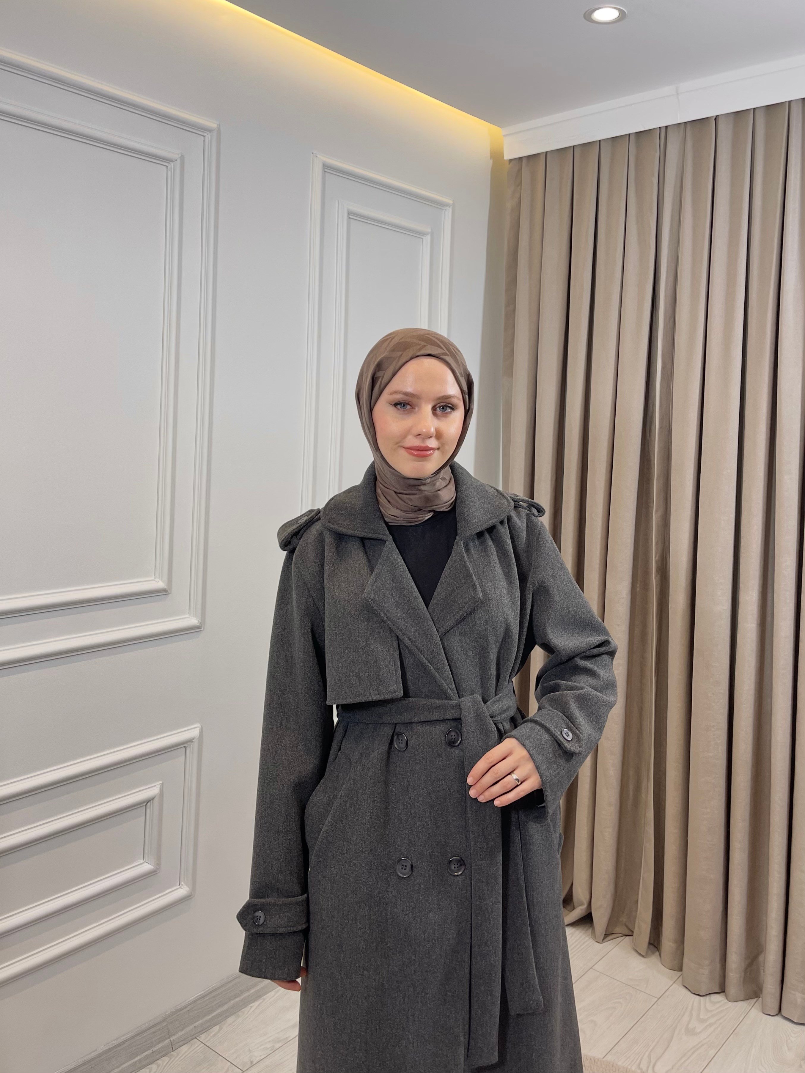 TREND KAŞE KABAN ANTRASİT
