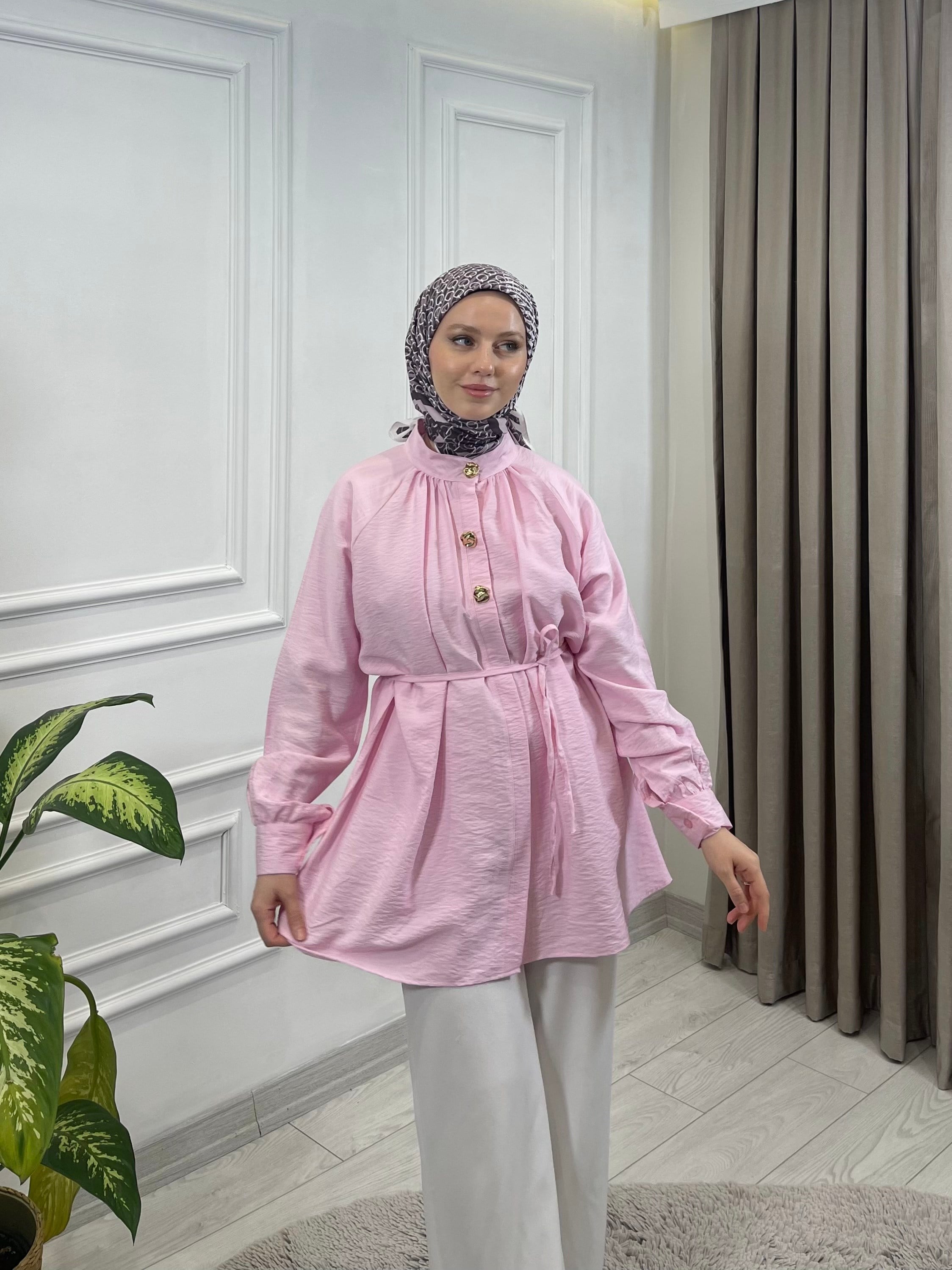 YILDIZ GÖMLEK PEMBE