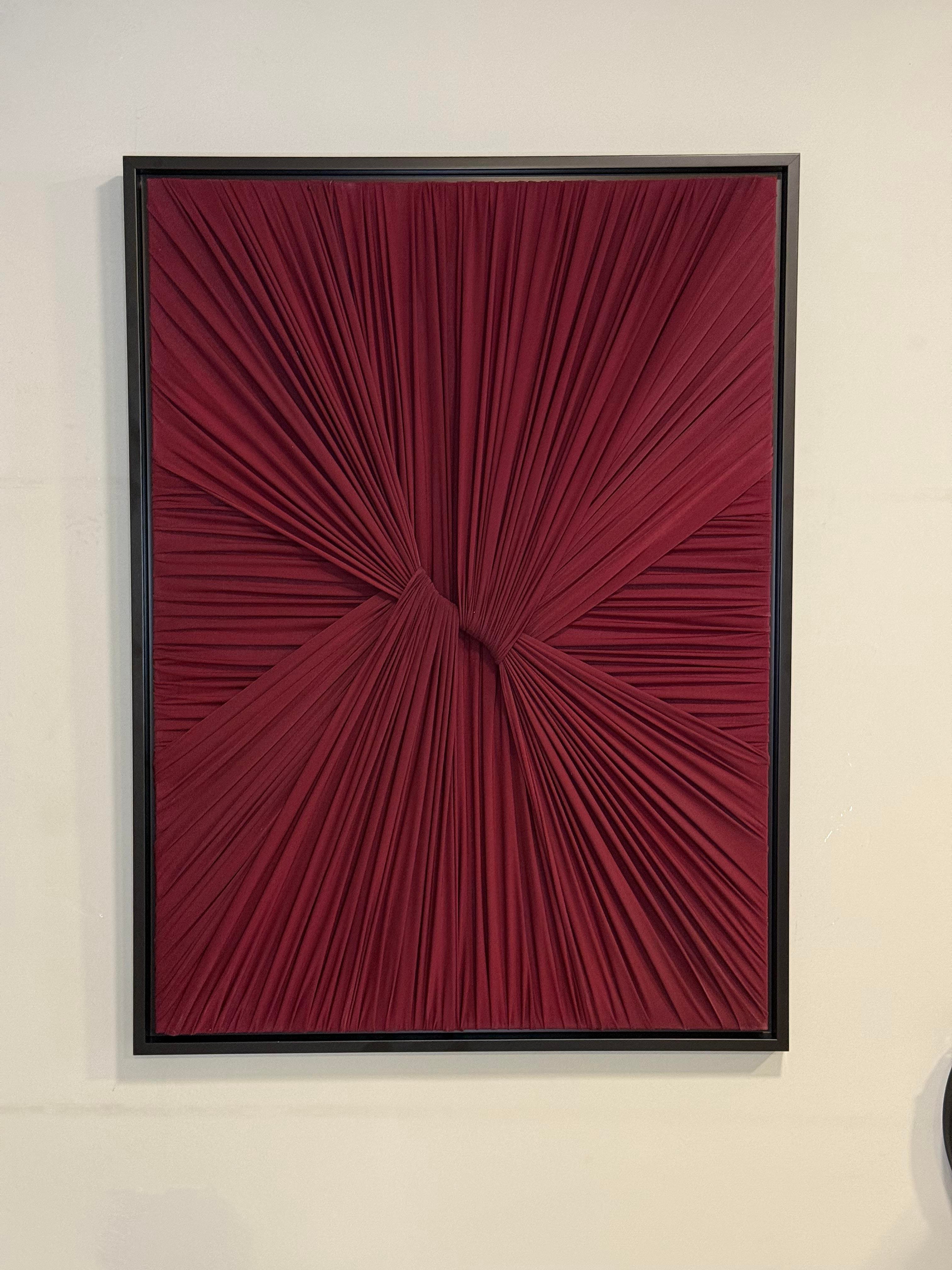 Bordo ve Siyah Renk Detay Kumaş Duvar Aksesuarı I KZY-EXC-474 - KZY-EXC- 440