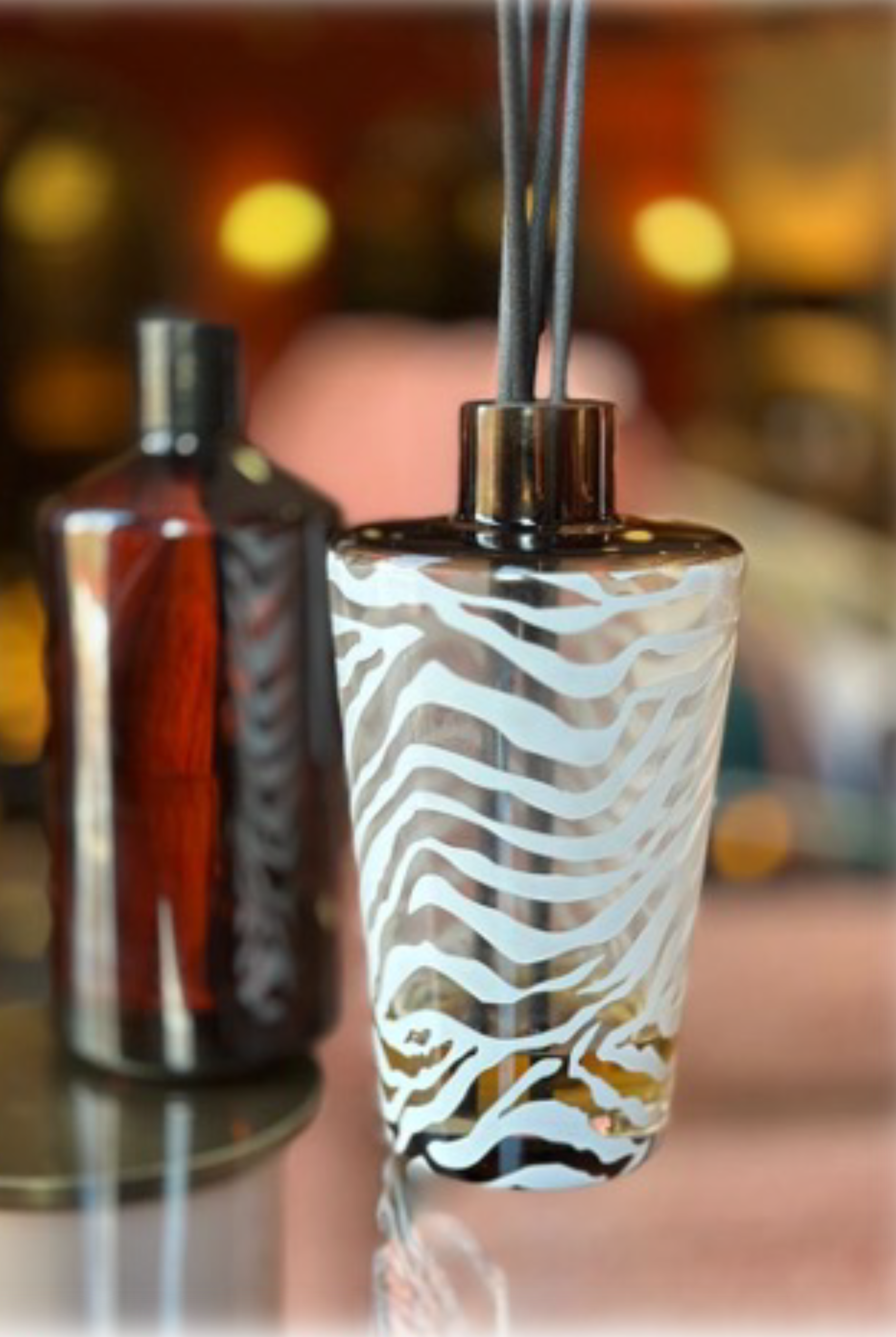 Diffuser Beyaz Zebra Detay ( Oda Kokusu ) I KZY-LMN-233
