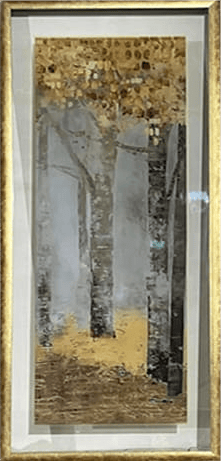 Gold Detay Sonbahar Manzara Tablo KZY-UV-5002