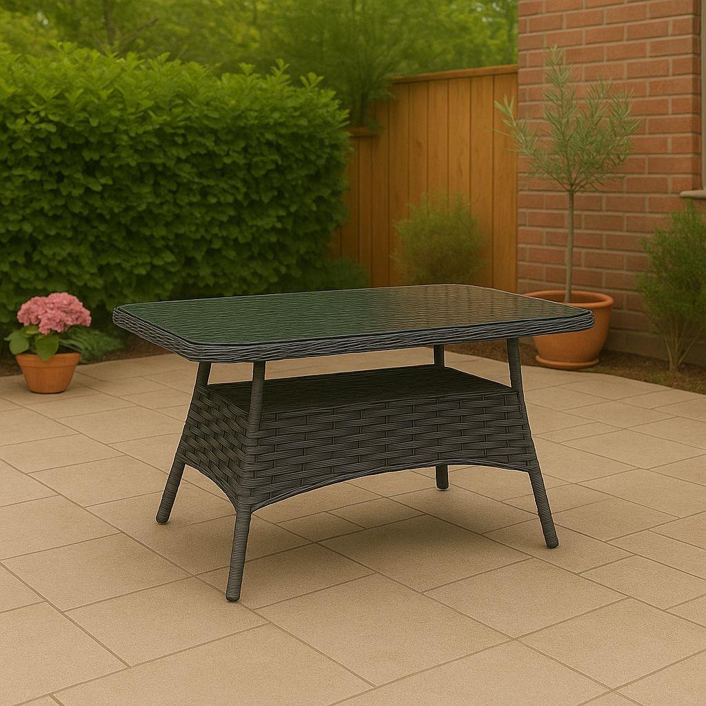 Açelya Rattan Bahçe Takımı 3+1+1 – Gri