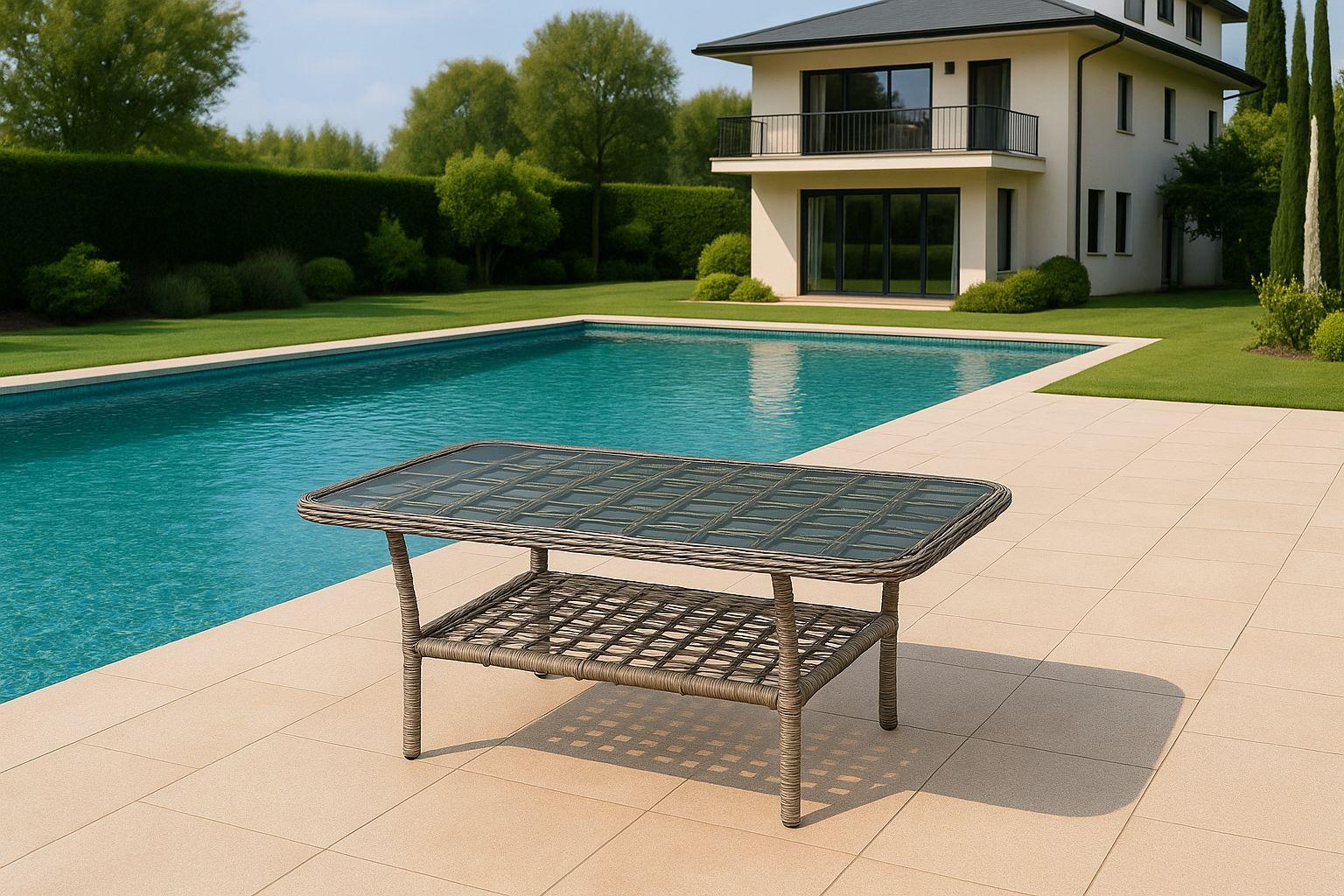 Papatya Rattan Bahçe Takımı 2+1+1 Cappuccino