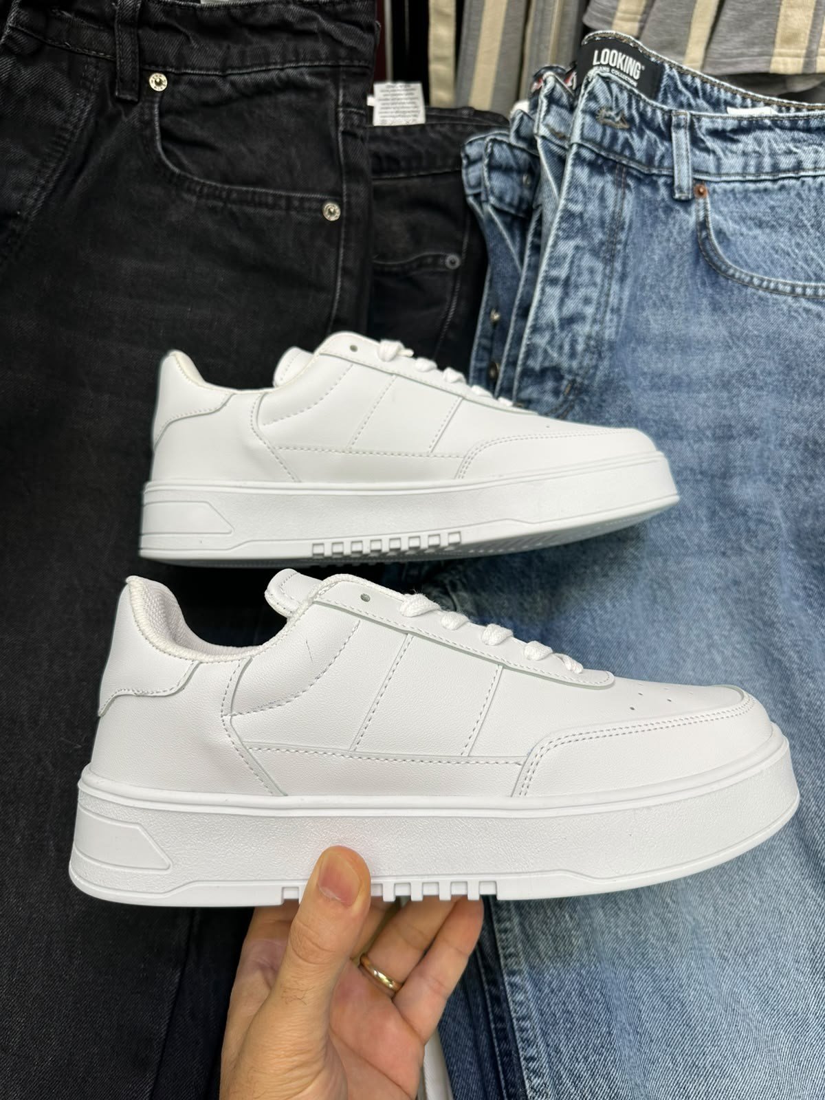 BEYAZ SNEAKER AYKB
