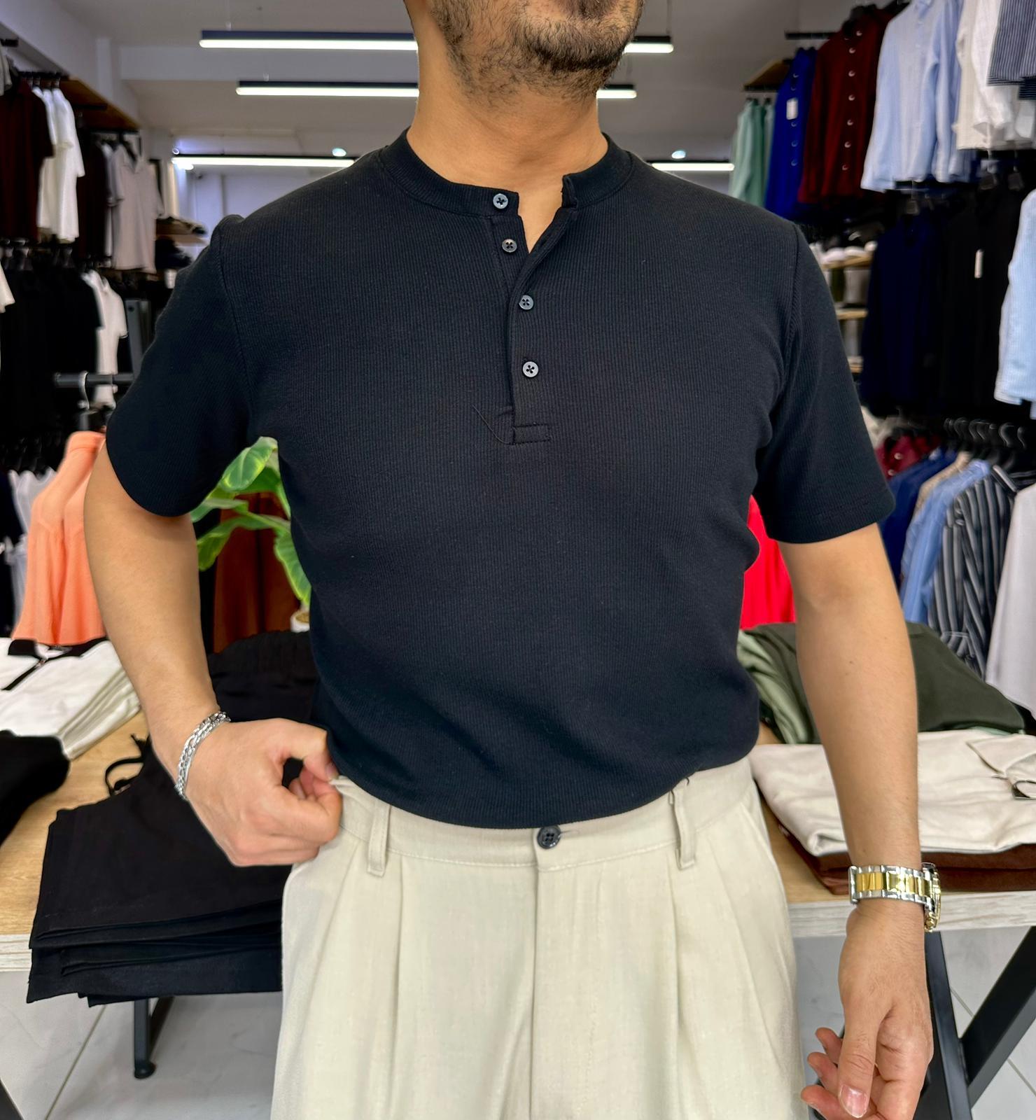 Kaşkorse Tişört Siyah
