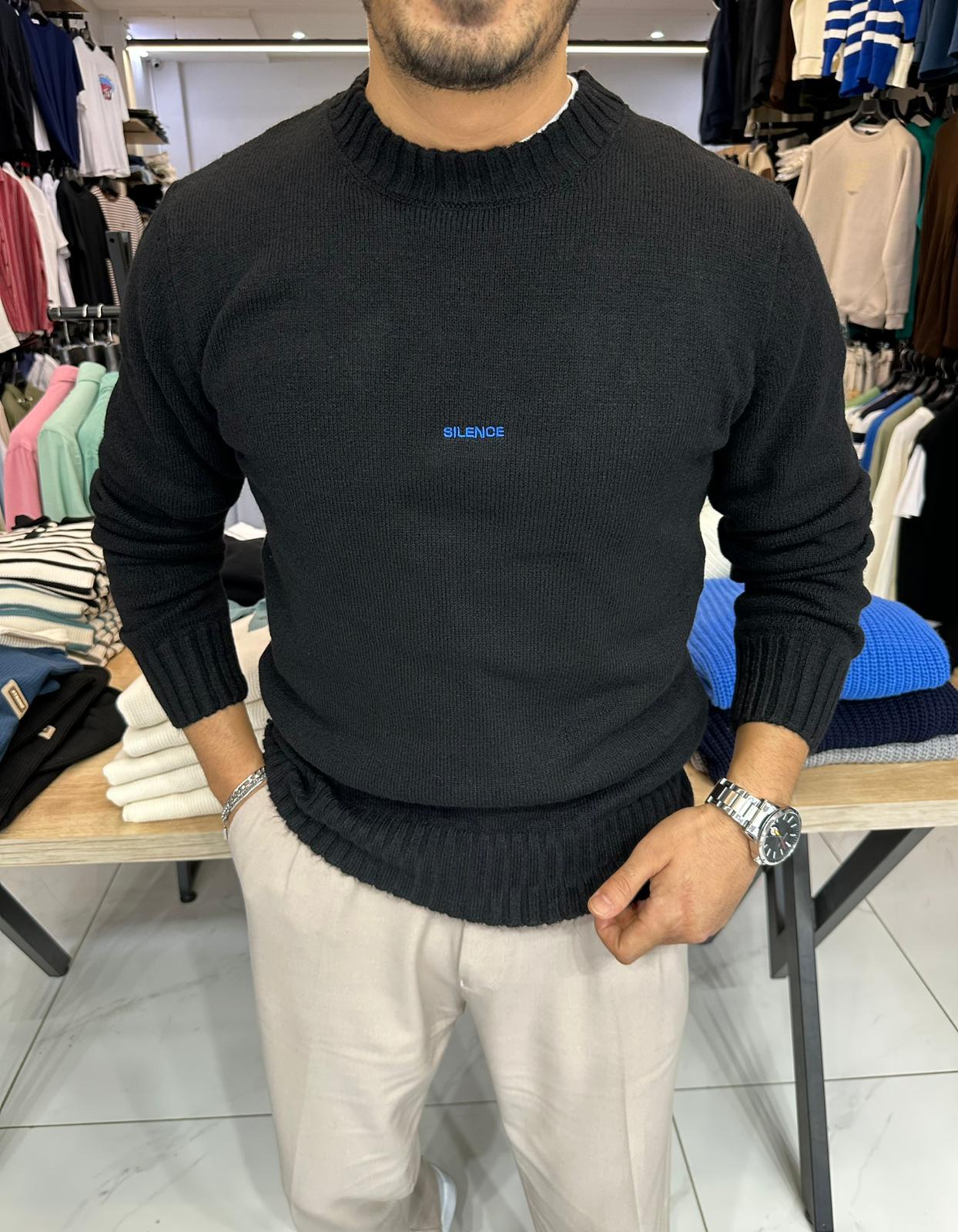 Nakışlı Kazak Siyah