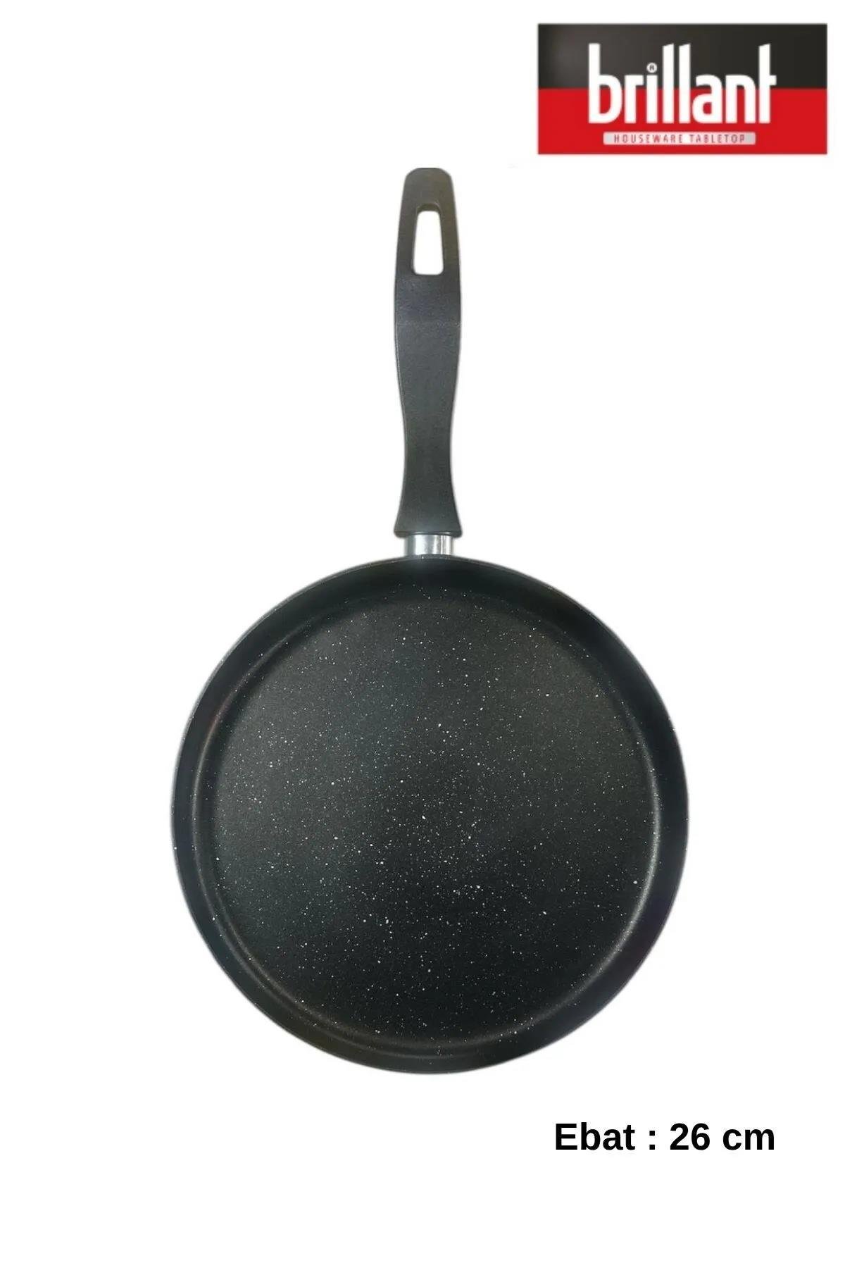 BRİLLANT KREP TAVASI EZM-TV- 6419 KUKA 26cm SİYAH x12