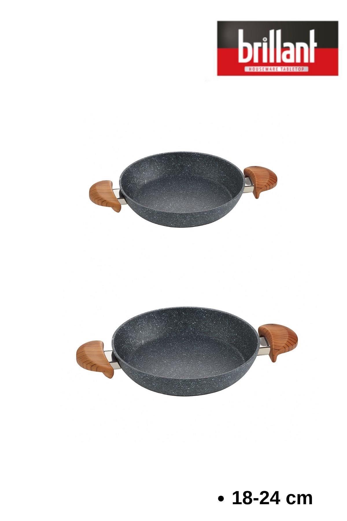 BRİLLANT SAHAN SETİ BR-1572 ALPHA 2Lİ SET 18-24-CM