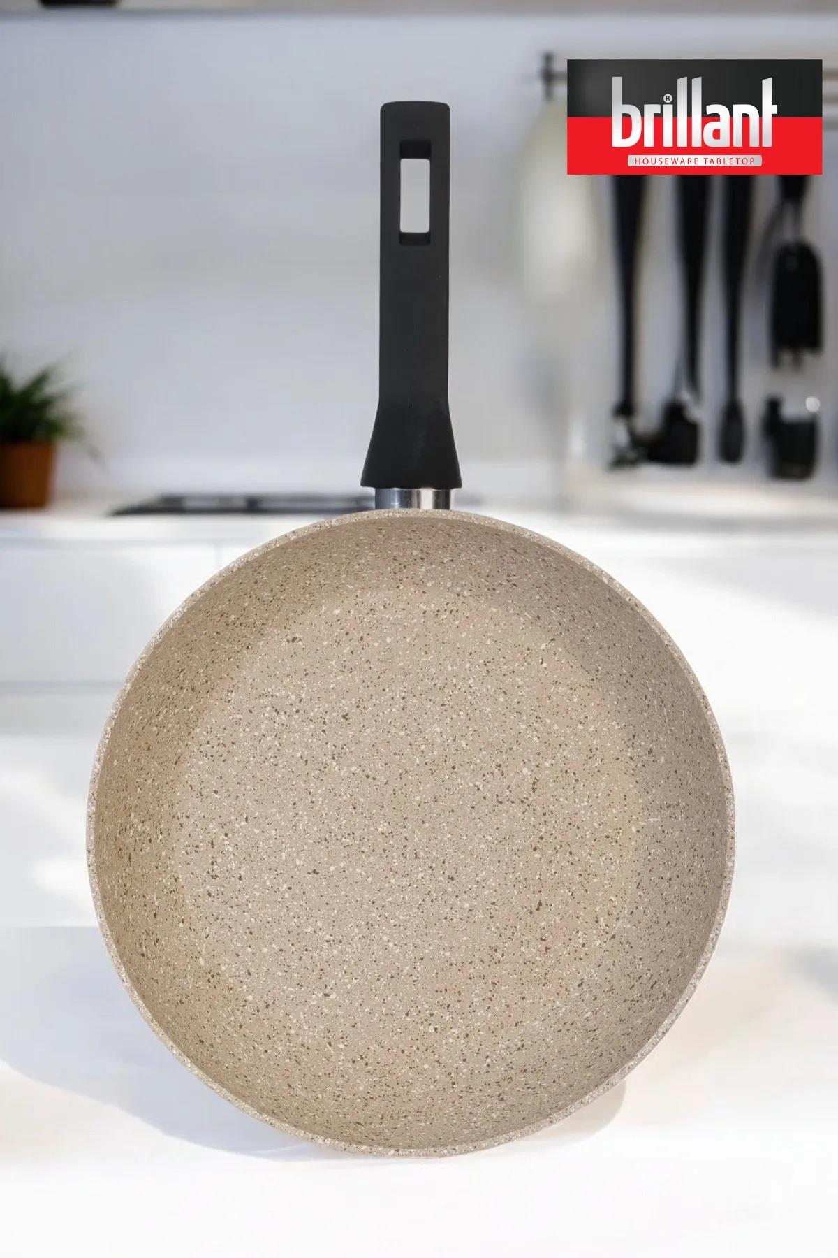 BRİLLANT TAVA EZM-TV-6289 PETRA 24cm KREM x10