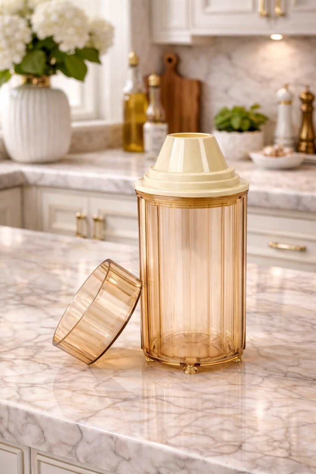 DECOREV  3lü Erzak Saklama  Kabı  BR-6818 1300 ML 
