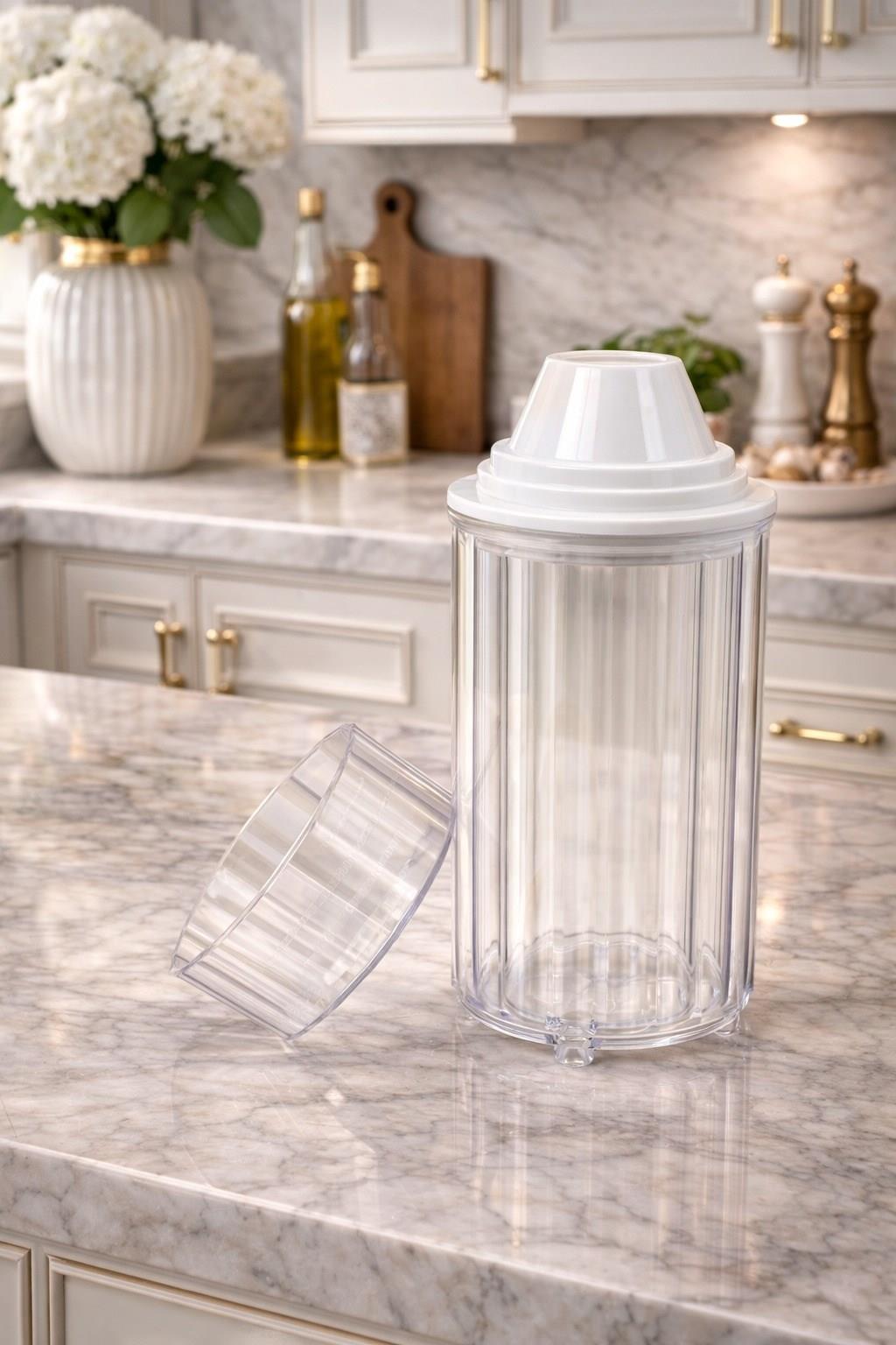 DECOREV  3lü Erzak Saklama  Kabı  BR-6818 1300 ML 