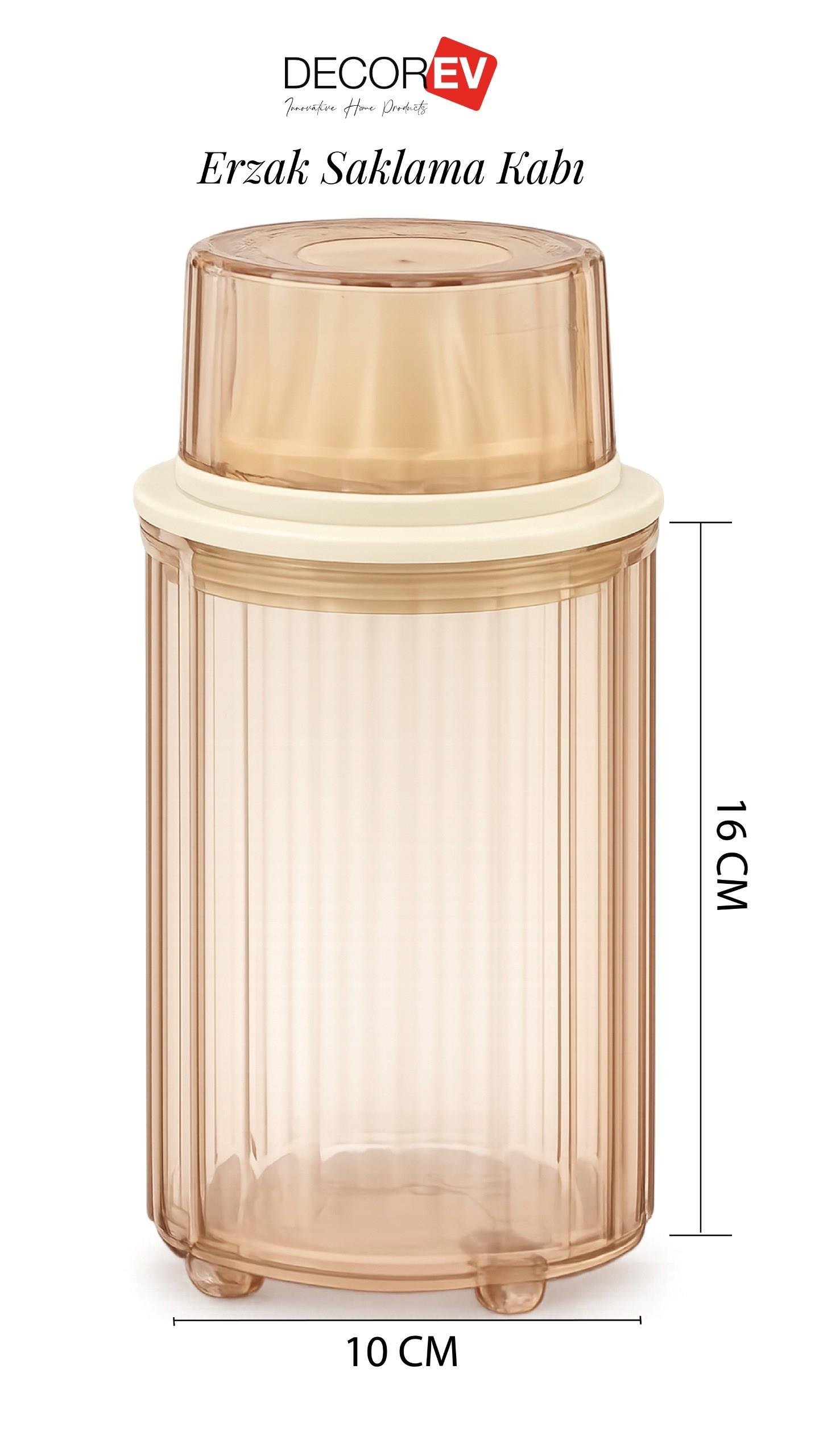 DECOREV  3lü Erzak Saklama  Kabı  BR-6818 1300 ML 