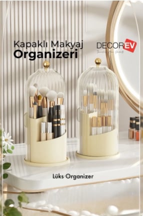 HOUSE BY HOUSE MAKYAJ ORGANİZERİ UR-3437 KREM xx12