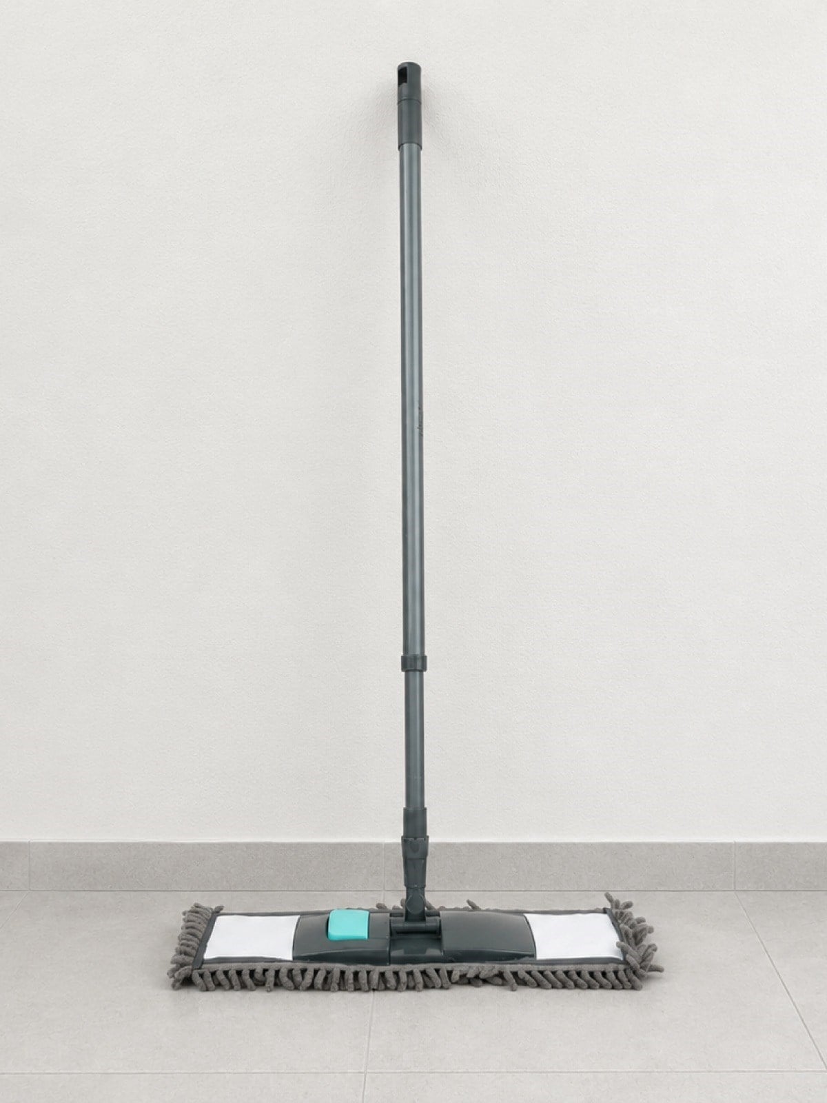 Mikrofiber Paspas Makarna Mop Seti  Saplı Toz ve Islak Zemin Temizleme AparatıVICHY-7027 40CM 