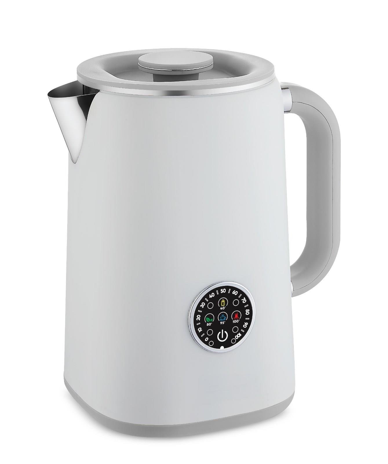 Spectrum Vintage Dijital Kettle Su Isıtıcısı 1.7 Lt 1500W Dokunmatik Ekranlı Çift Katmanlı