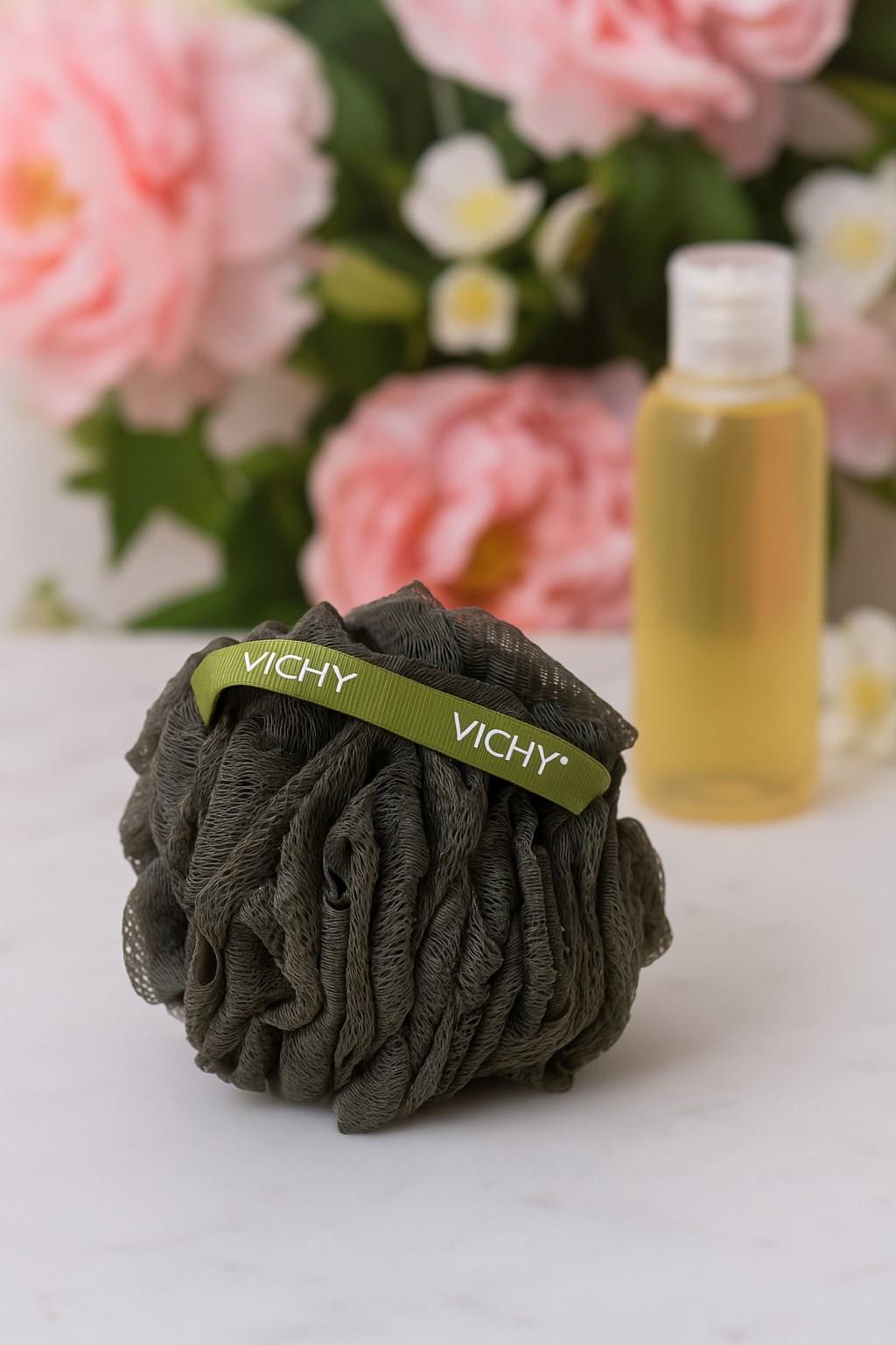 Vichy Banyo Lifi Yumuşak Top Lif Naturel Ponpon Banyo Lifi VCH-6582