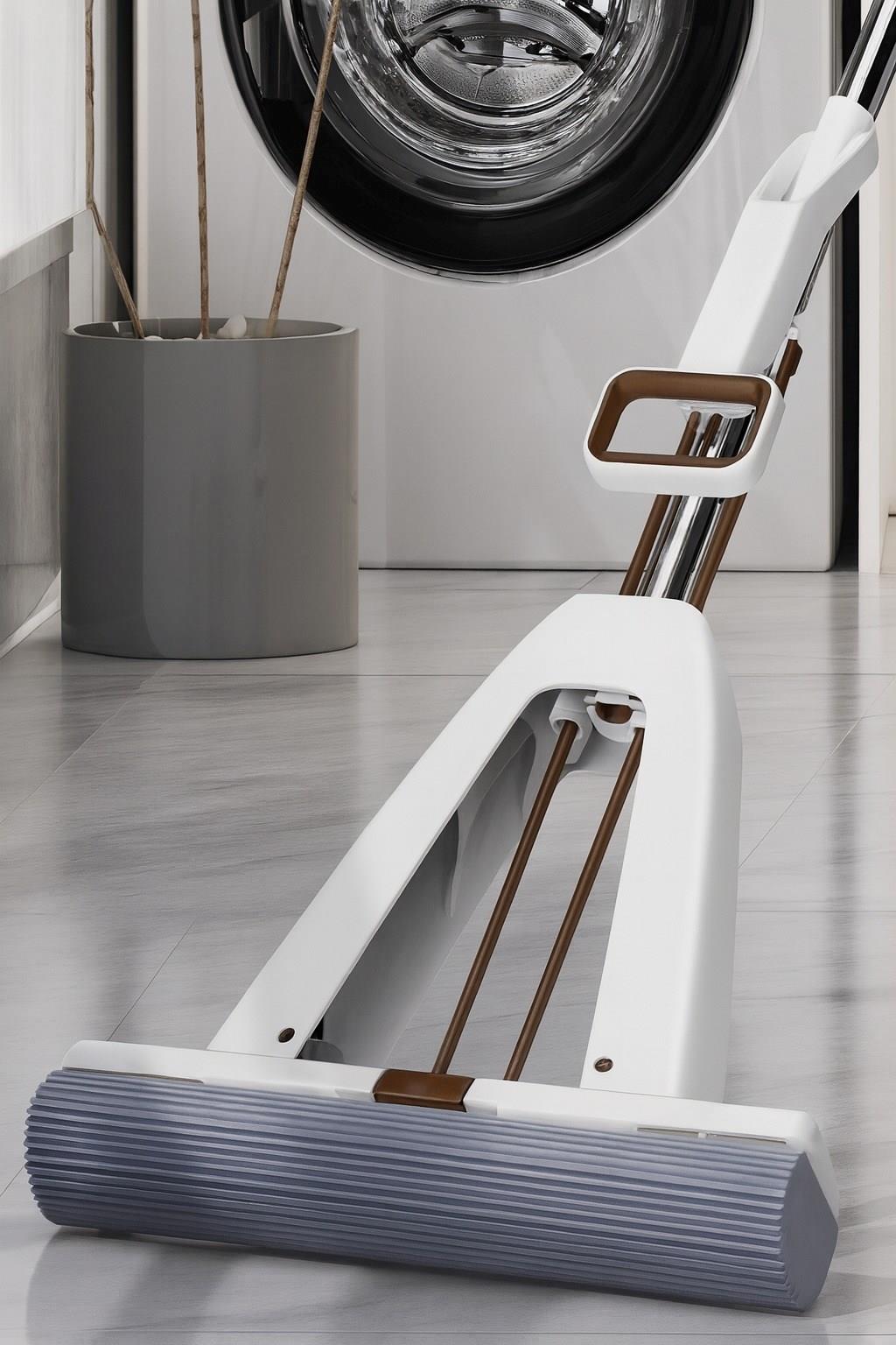 VICHY Katlanır SüngerPaspas Pratik,Hafif ve Dayanıklı Zemin Temizliği  (33 cm geniş başlık)VCH-6678 