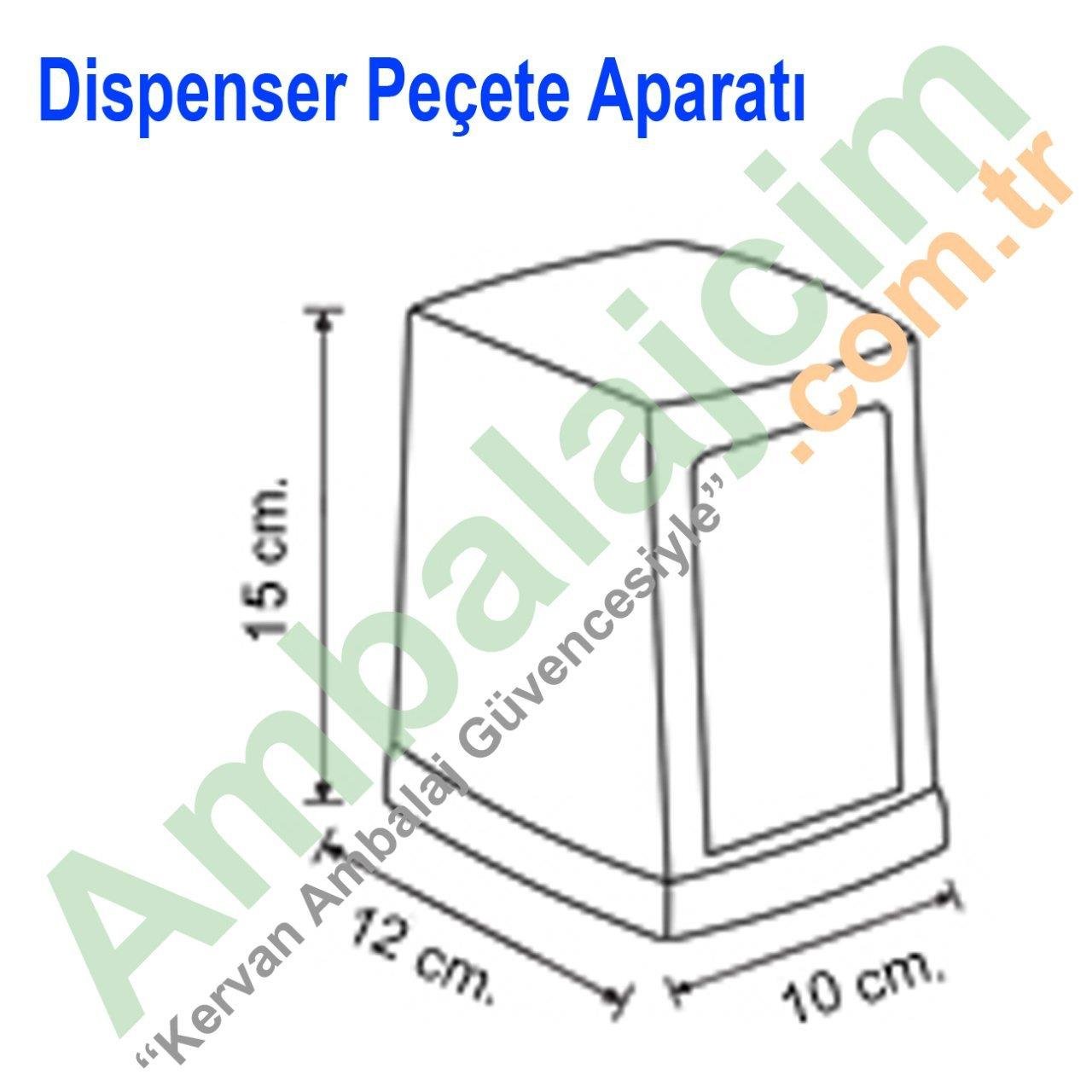 Aparat Masaüstü Peçete Dispenseri Beyaz (Ağır)