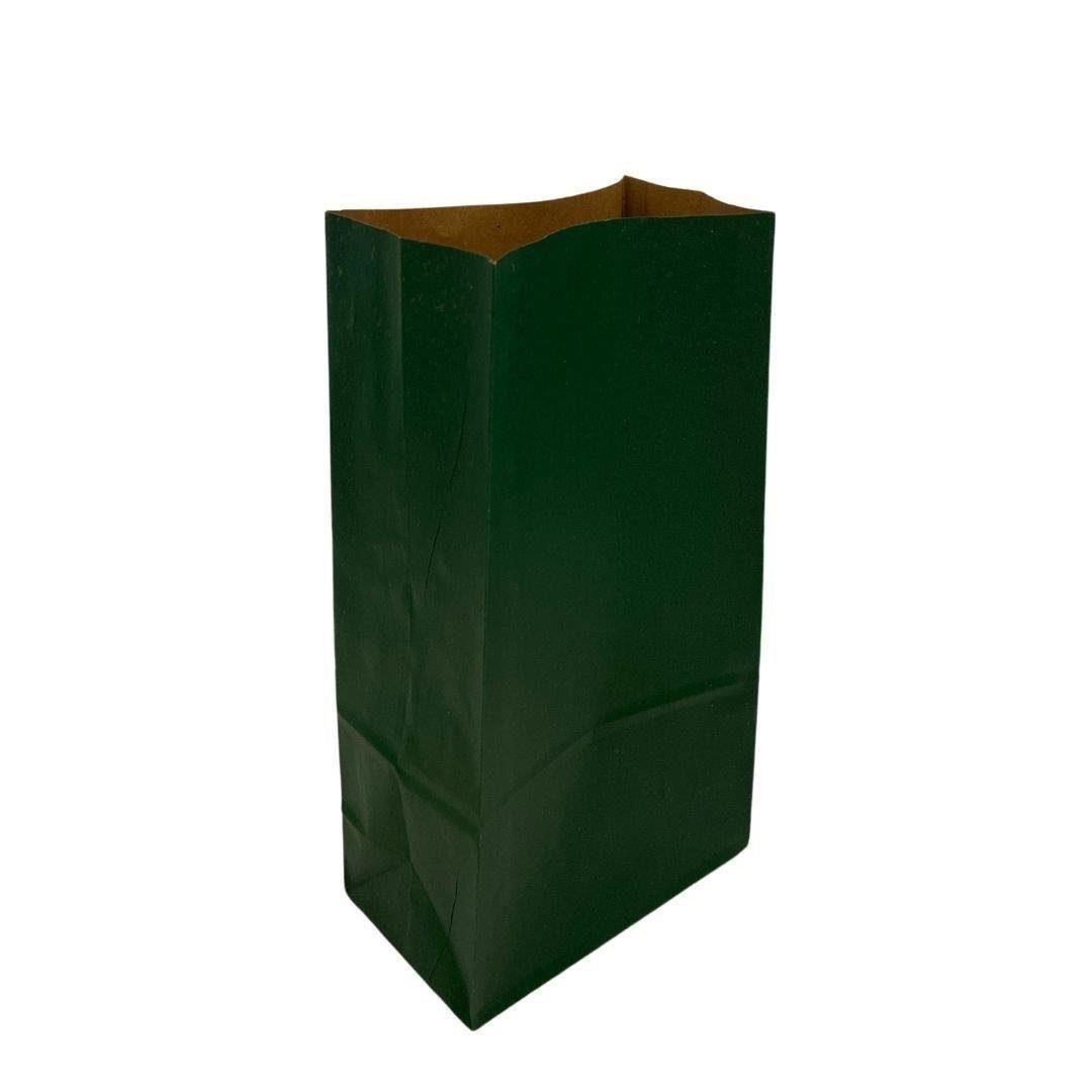 Kese Kağıdı Kraft Kare Dipli Yeşil 15x29x8 cm