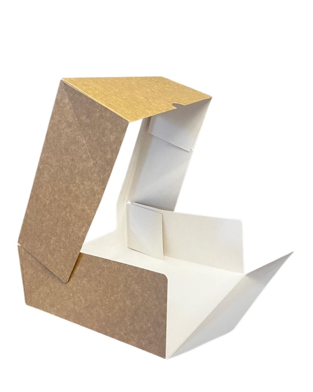 Kutu Turta Pencereli 20x20x8 Cm Kraft 50 Adetli