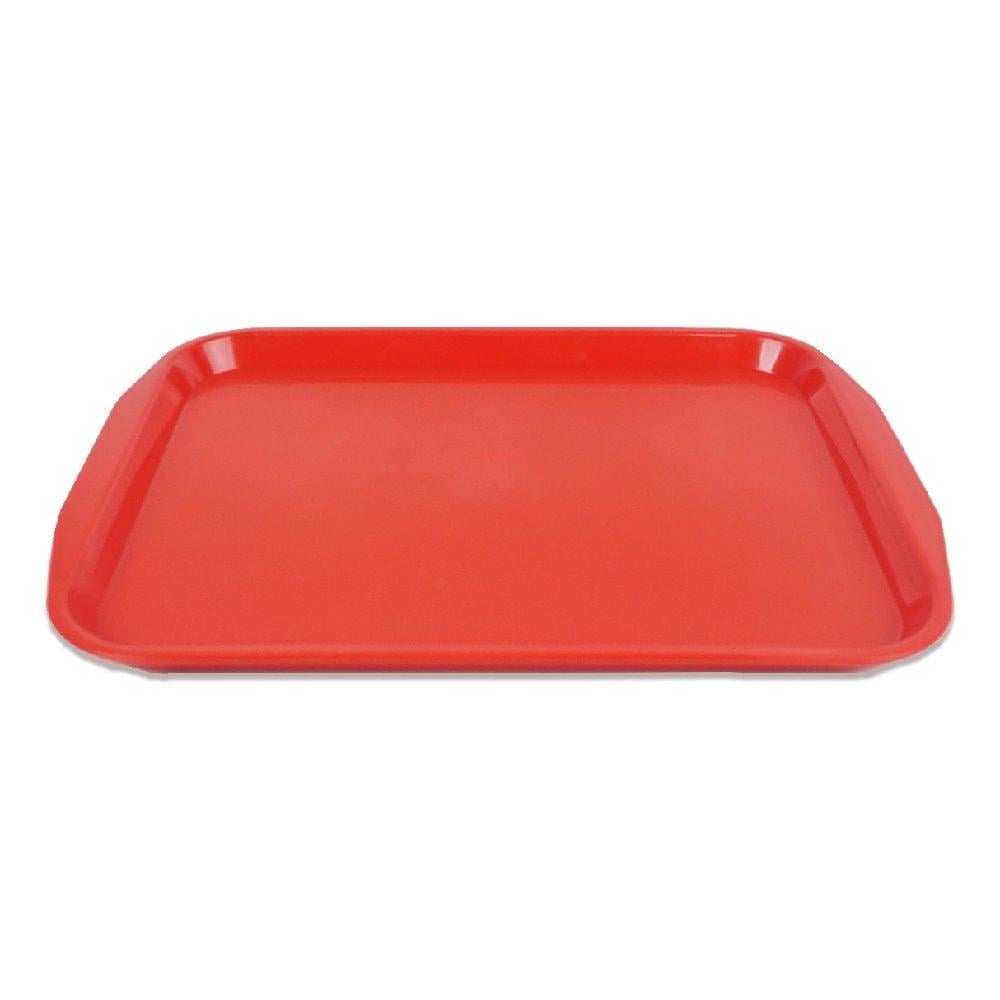 Tepsi Fastfood Plastik 36x27 Cm Kırmızı
