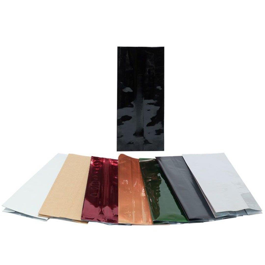 Yan Körüklü Torba Siyah Alüminyum 10x25x6 Cm