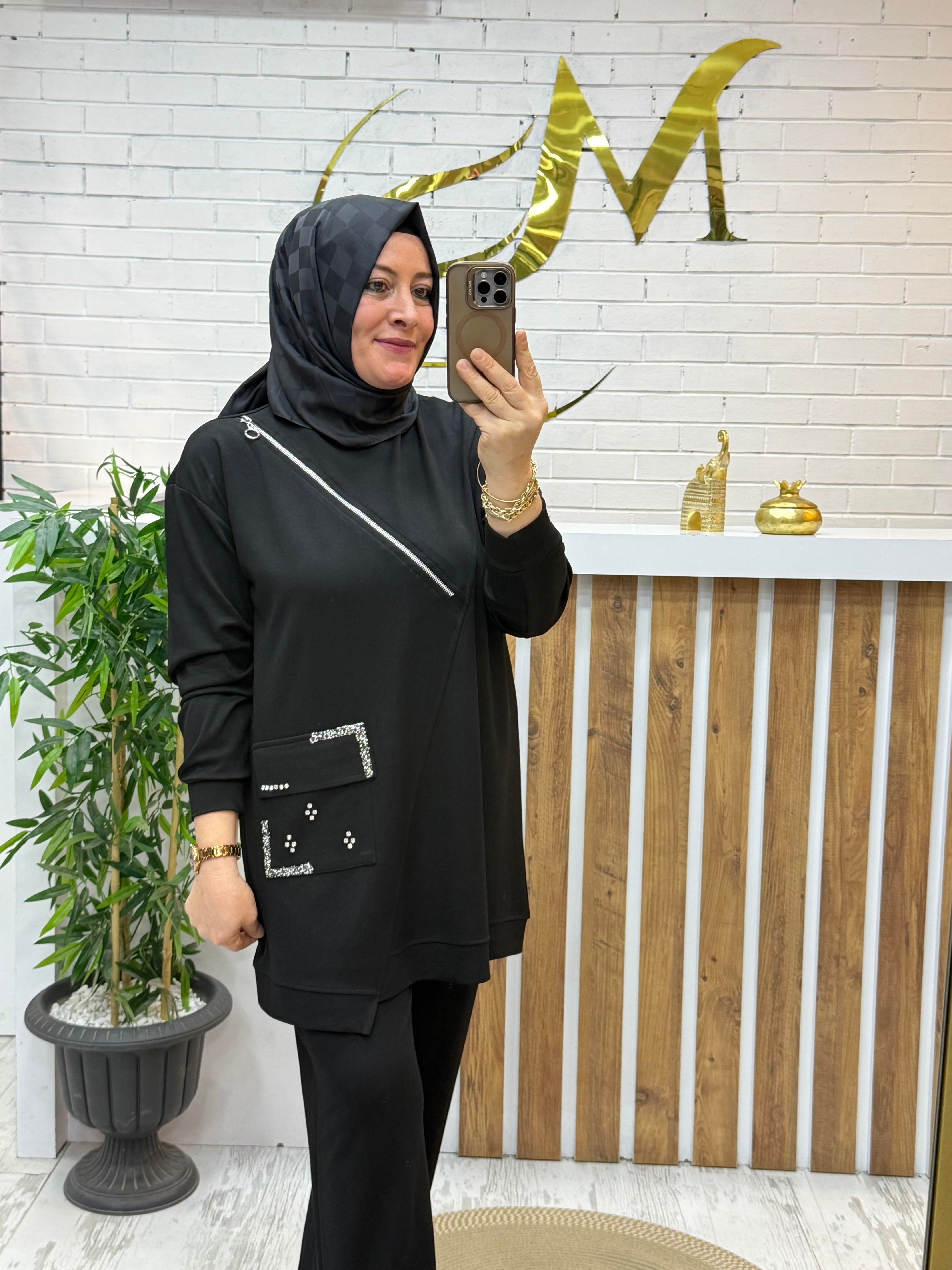 FERMUAR DETAYLI OYSHO TAKIM